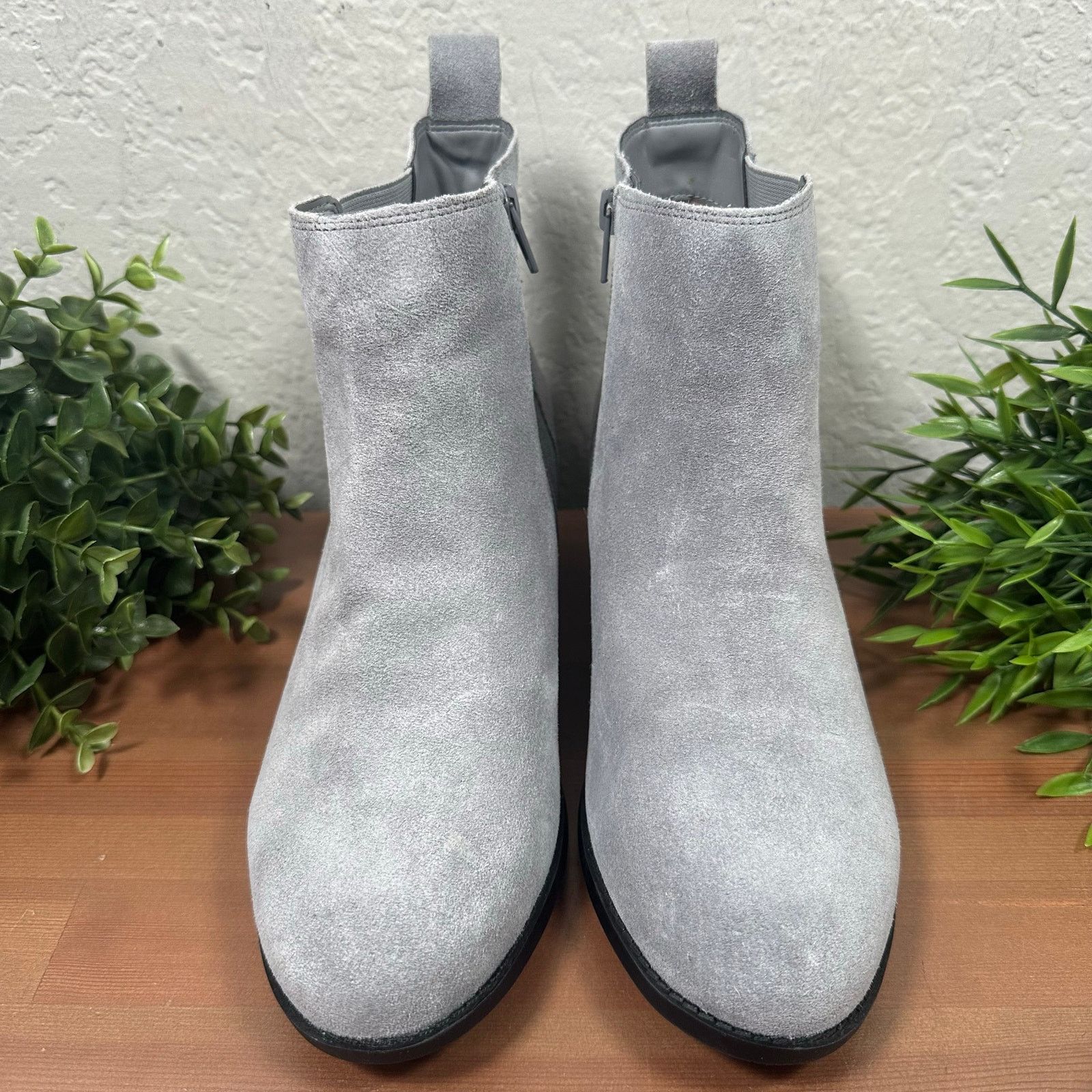 Vionic Vionic Roseland Wide Water-Repellent Suede Ankle Boots Size US 8.5 / IT 38.5 - 3 Thumbnail