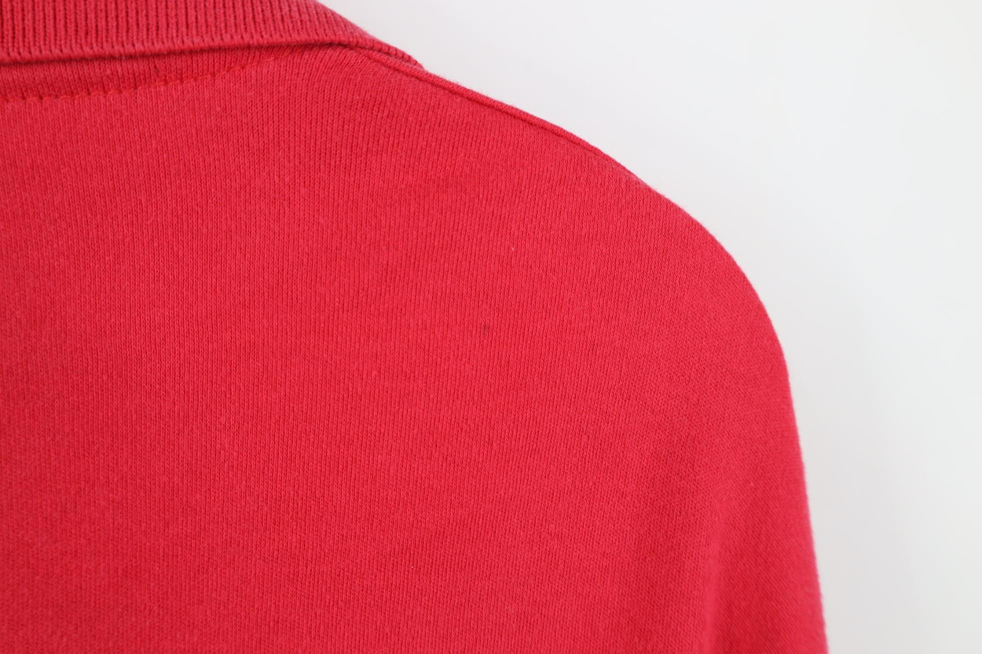 Vintage Vintage 80s 90s Beer King of Beers Golf Polo Shirt Red USA Size US XXL / EU 58 / 5 - 13 Thumbnail
