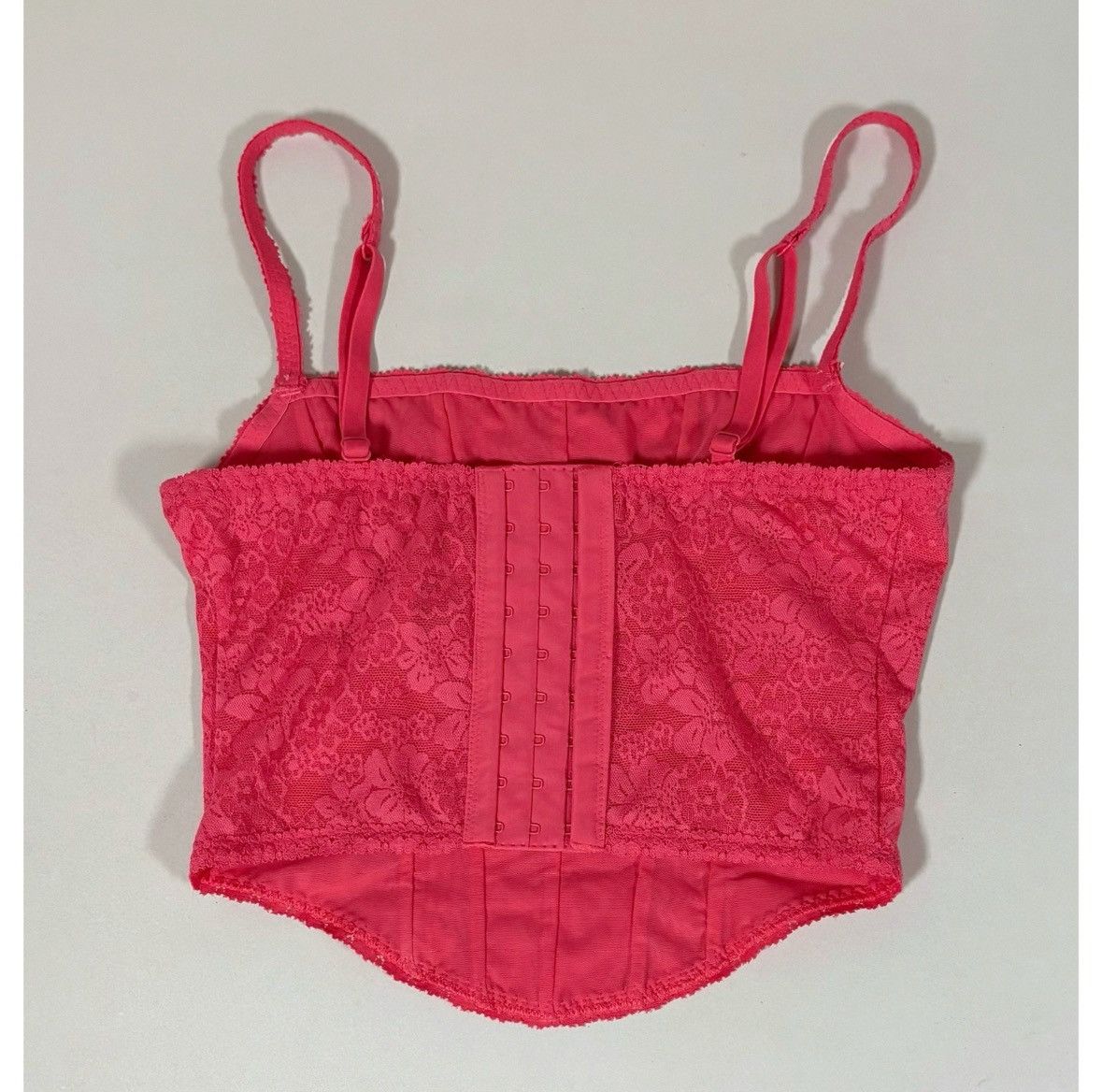 Victoria's Secret Magenta Floral Lace Bustier Bra Top Bralette Lingerie Size S Size S / US 4 / IT 40 - 4 Thumbnail