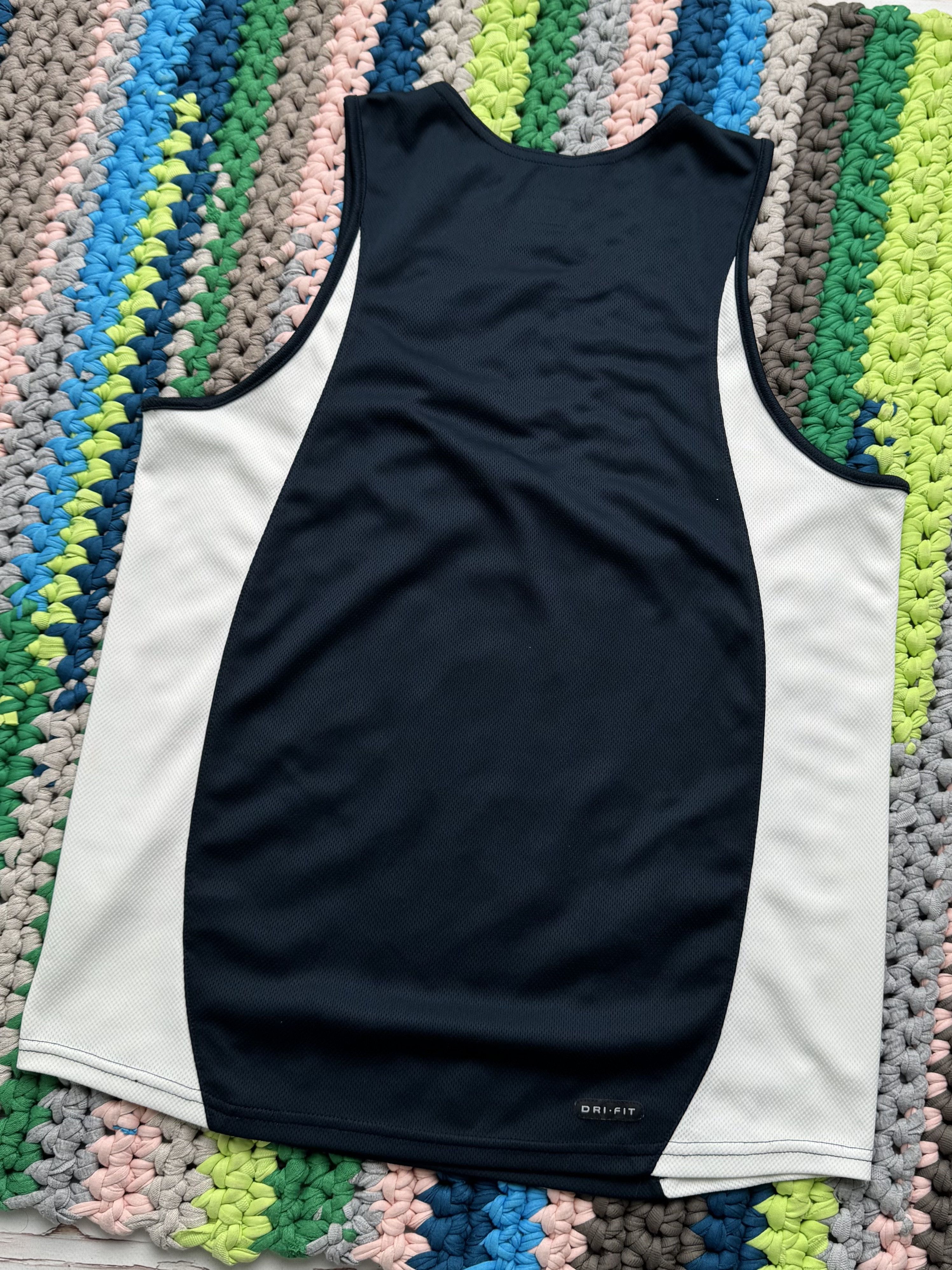 Nike Nike Vintage Dri-FIT Tank Top Black White Athletic Gym Size S / US 4 / IT 40 - 6 Thumbnail