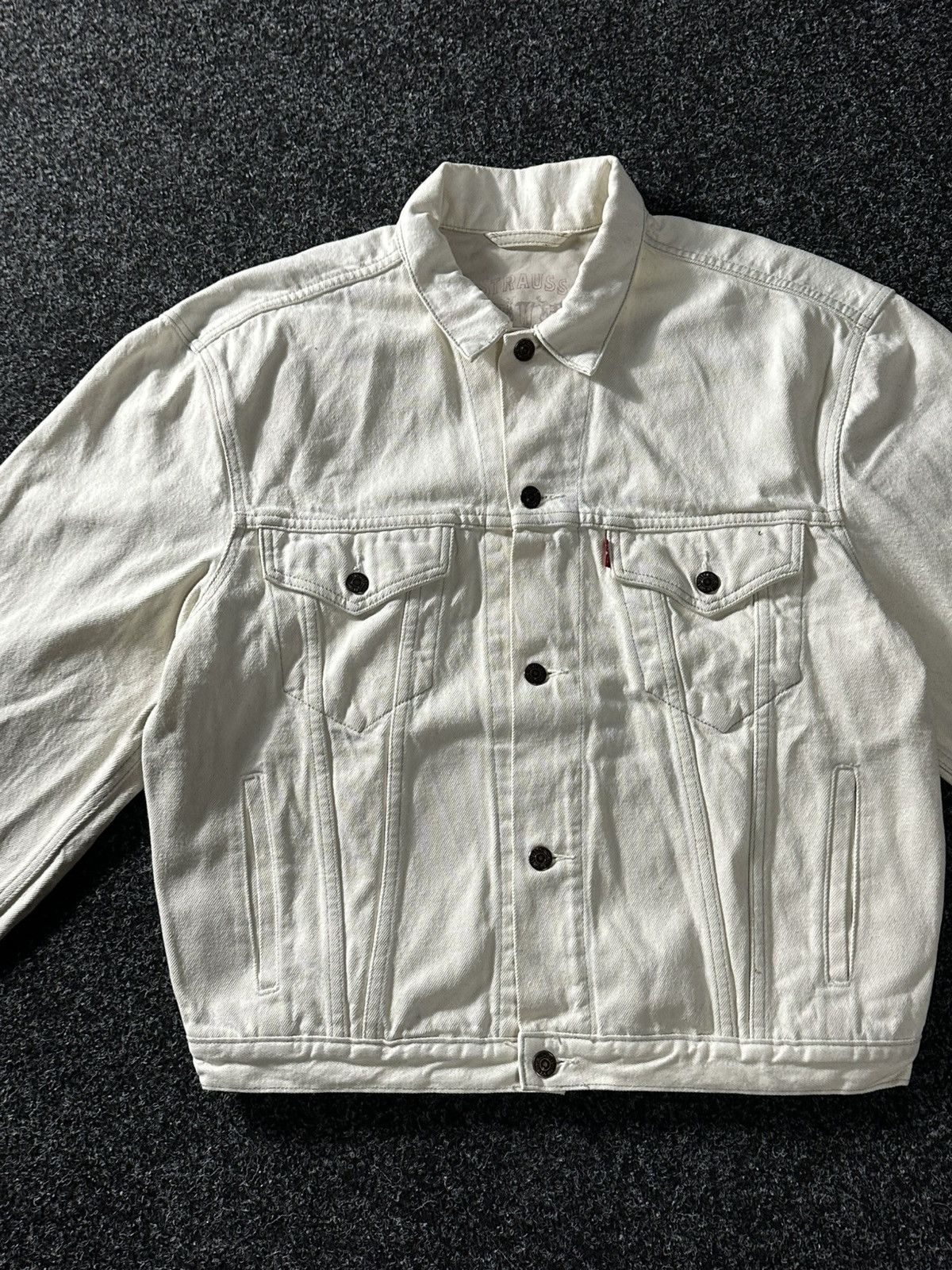 Levi's 🚨1/1 GRAIL LOGO LEVI’S DENIM CUSTOM JACKET Size US XL / EU 56 / 4 - 8 Thumbnail