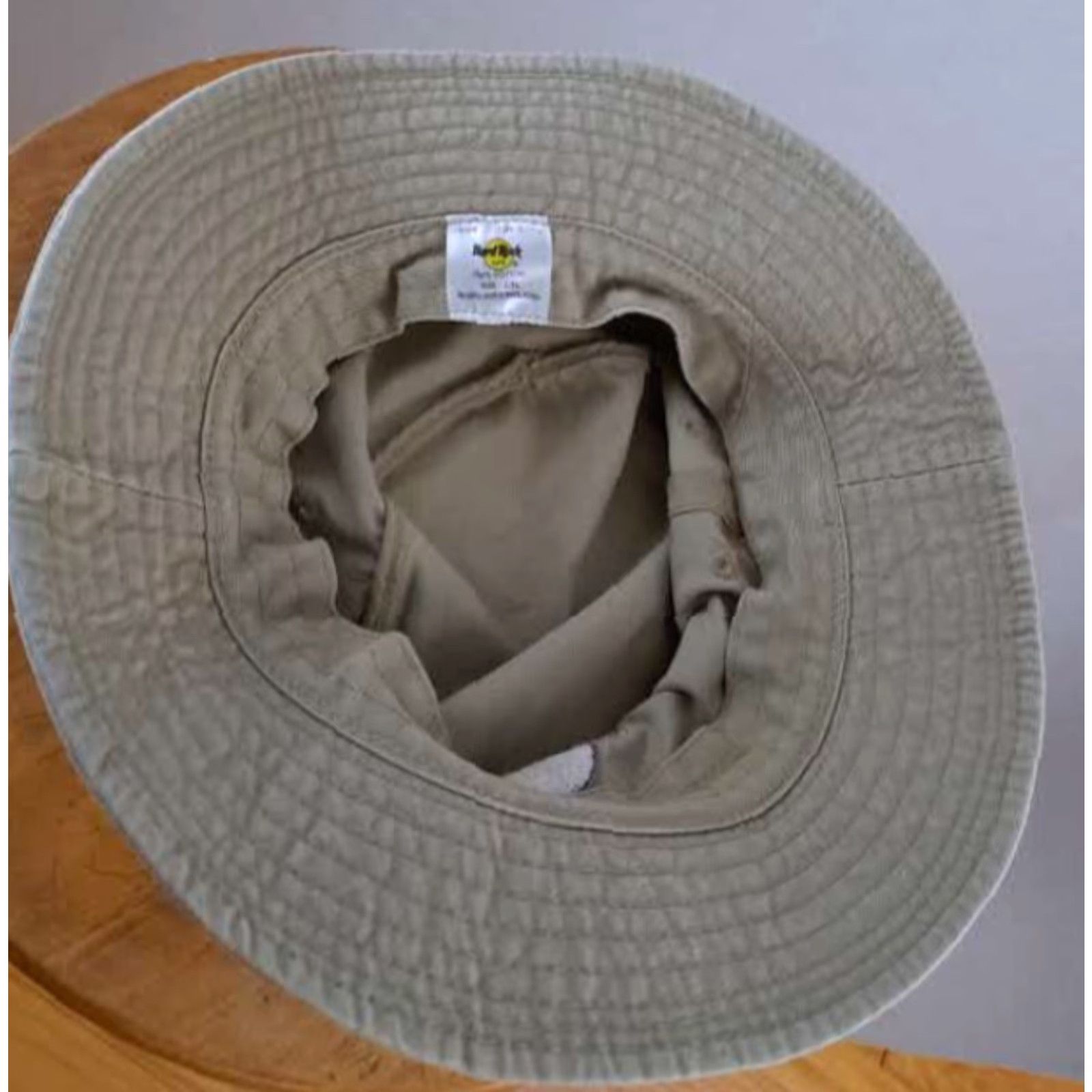 Hard Rock Cafe VINTAGE Hard Rock Cafe Boonie-Safari Hat Unisex Adults XL Brown Cotton Embroidered Rock Music Theme LG-XL Size ONE SIZE - 4 Thumbnail