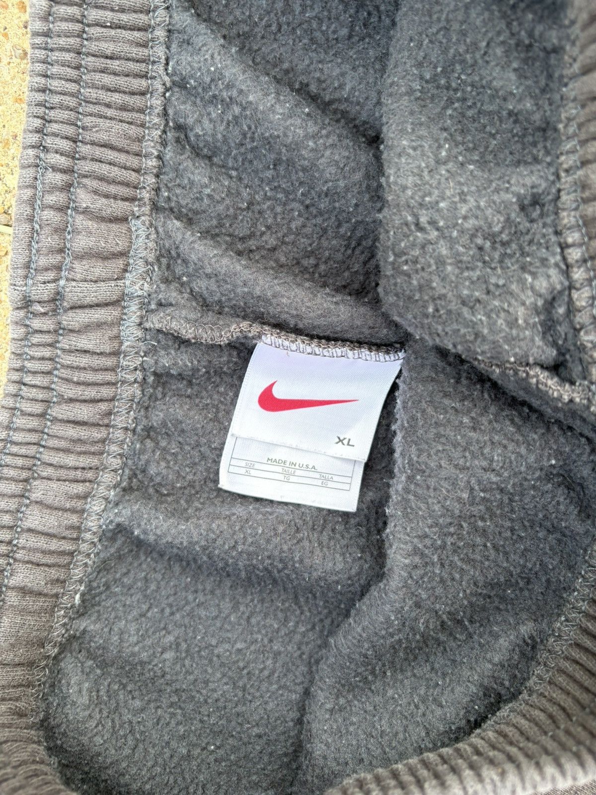 Nike × Vintage Vintage Made In Usa Baggy Black Faded Sweatpants Size US 34 / EU 50 - 4 Thumbnail