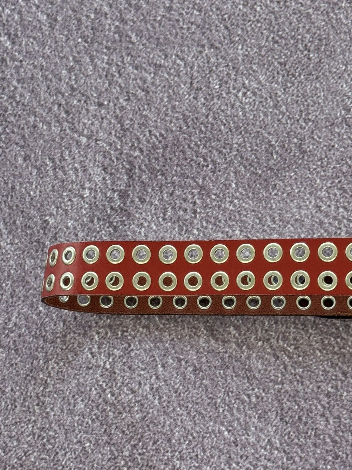 Japanese Brand Vintage Real Leather Grunge Vibe Y2K Japanese Studded Belt Size ONE SIZE - 7 Thumbnail