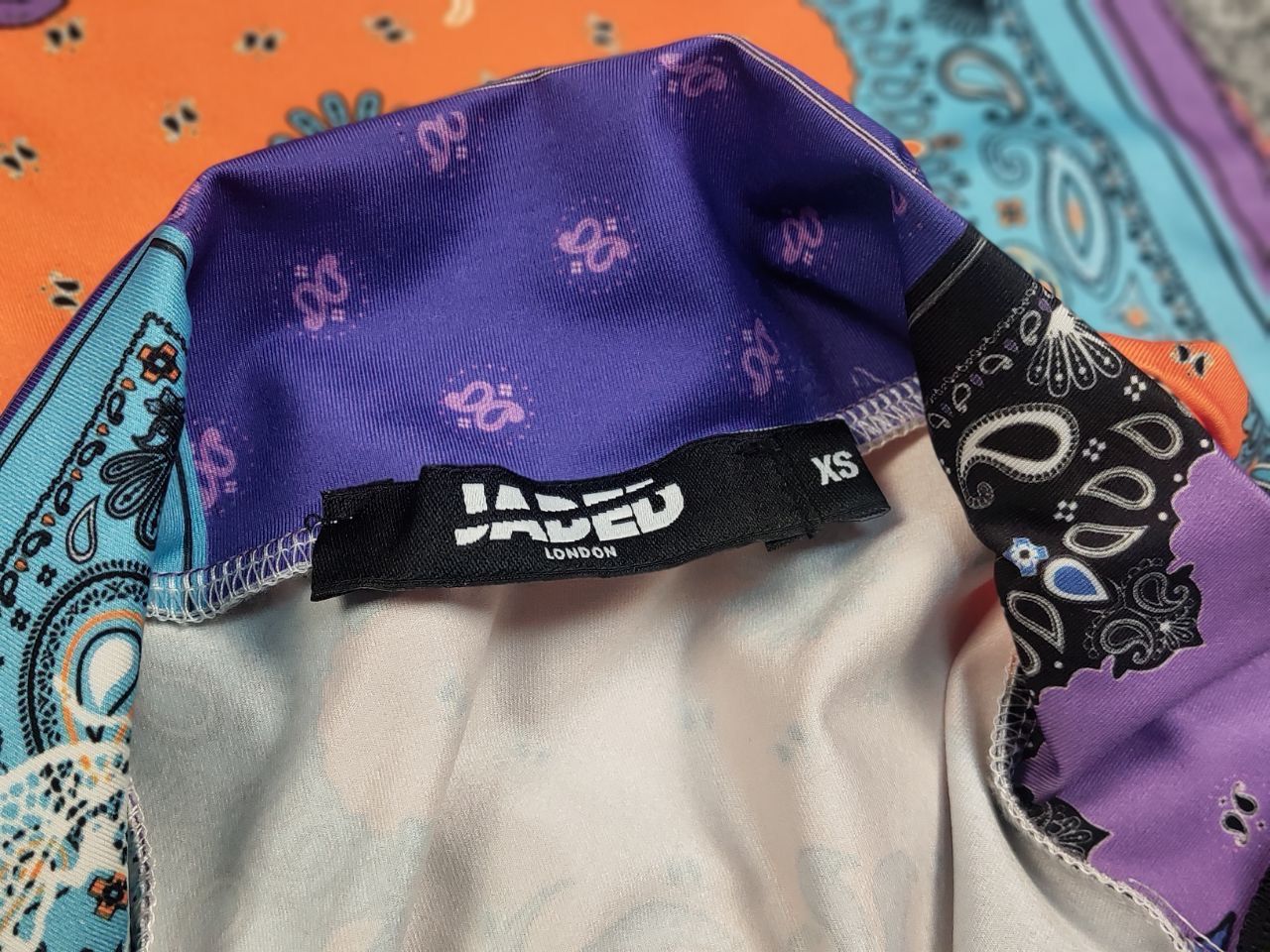 Jaded London Jaded London Mini Dress Bandana Dragon Multicolor Long sleev Size XXS / US 00 / IT 34 - 14 Thumbnail