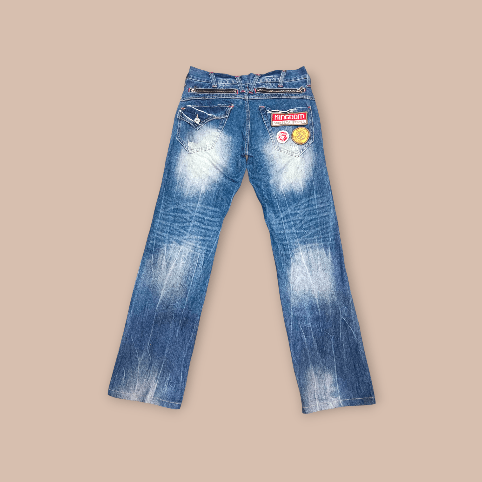 Lucky Brand Lucky Store Patches Rider Denim Size US 31 - 3 Thumbnail