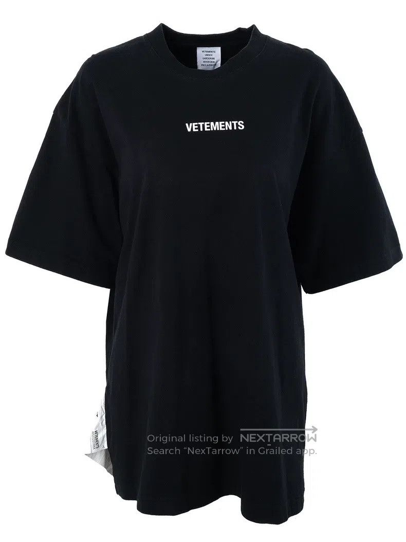Vetements Vetements Extra Large Logo Printed T-Shirt Size US S / EU 44-46 / 1 - 1 Thumbnail