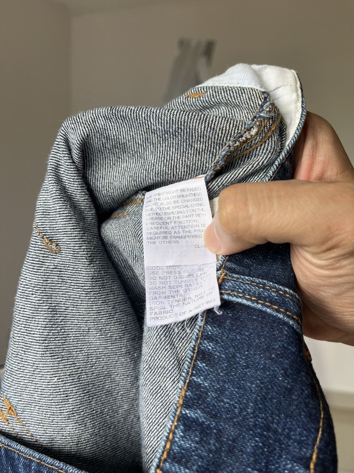 CABANE de ZUCCa Cabane De Zucca White Stripe Denim Jeans Size US 32 / EU 48 - 9 Thumbnail