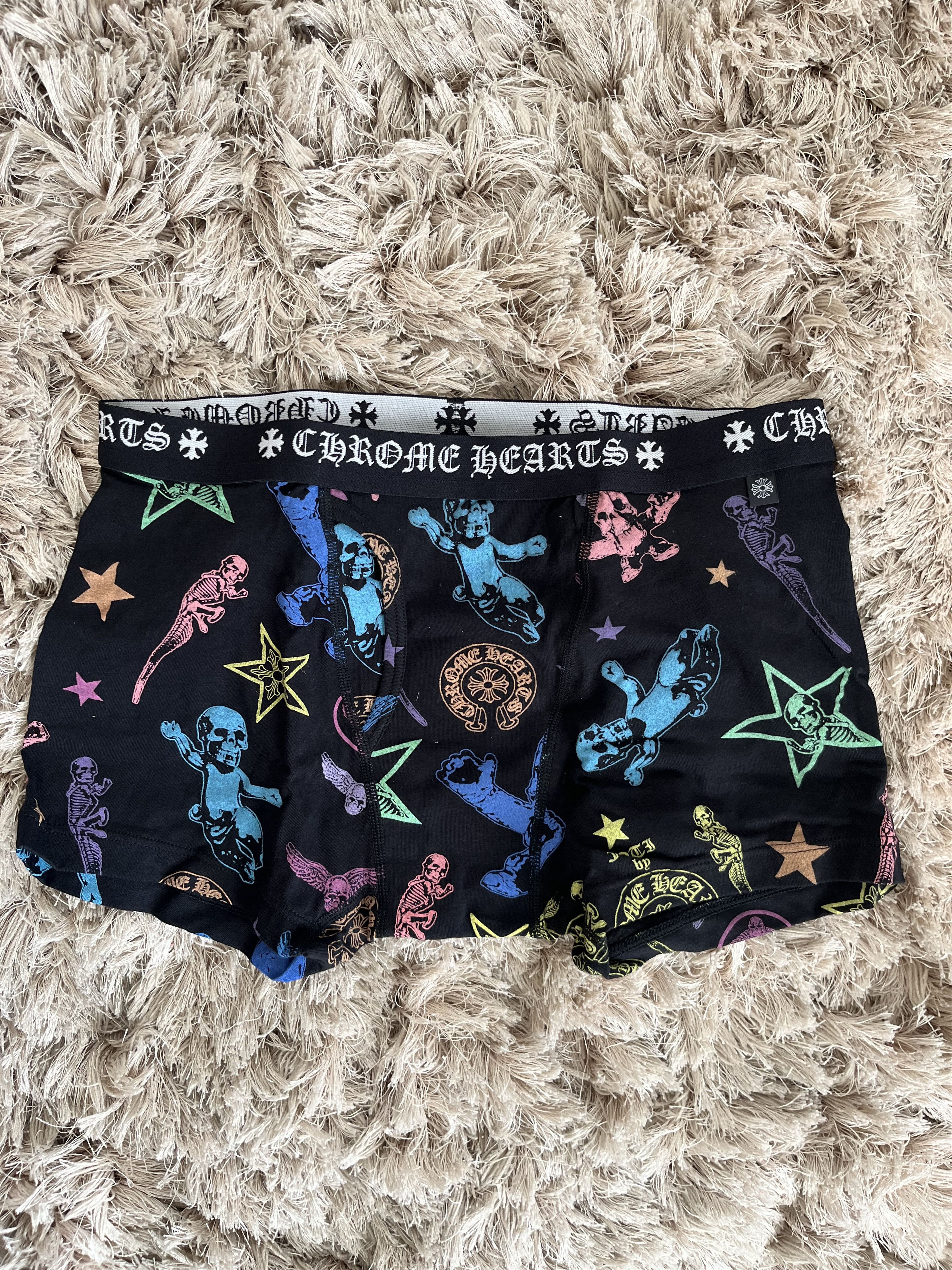Chrome Hearts Chrome Hearts x FOTi Boxer Briefs - Black Multi Size US 29 - 3 Thumbnail