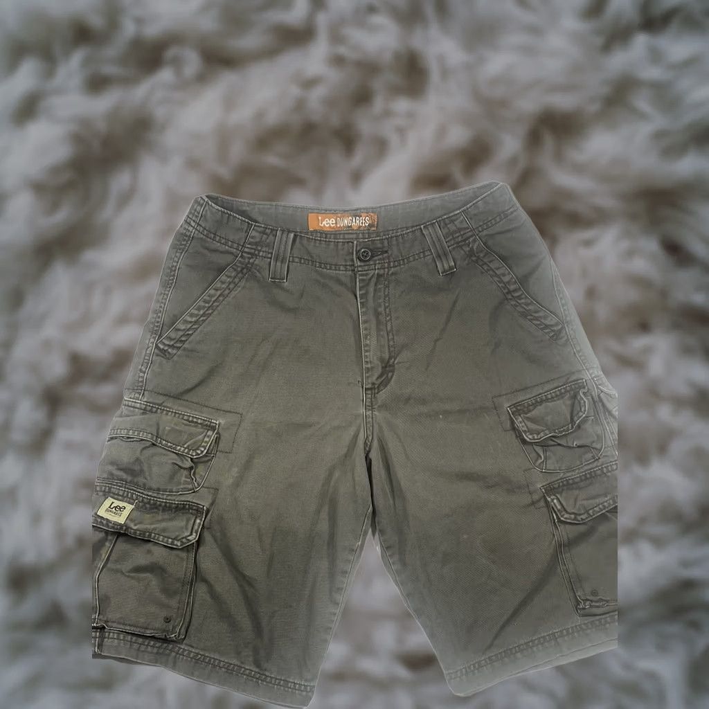 Lee Lee Dungarees Shorts Men’s Size 30 Brown Front Zip Cargo Khaki Utility Outdoor Shirt Size US 30 / EU 46 - 1 Thumbnail