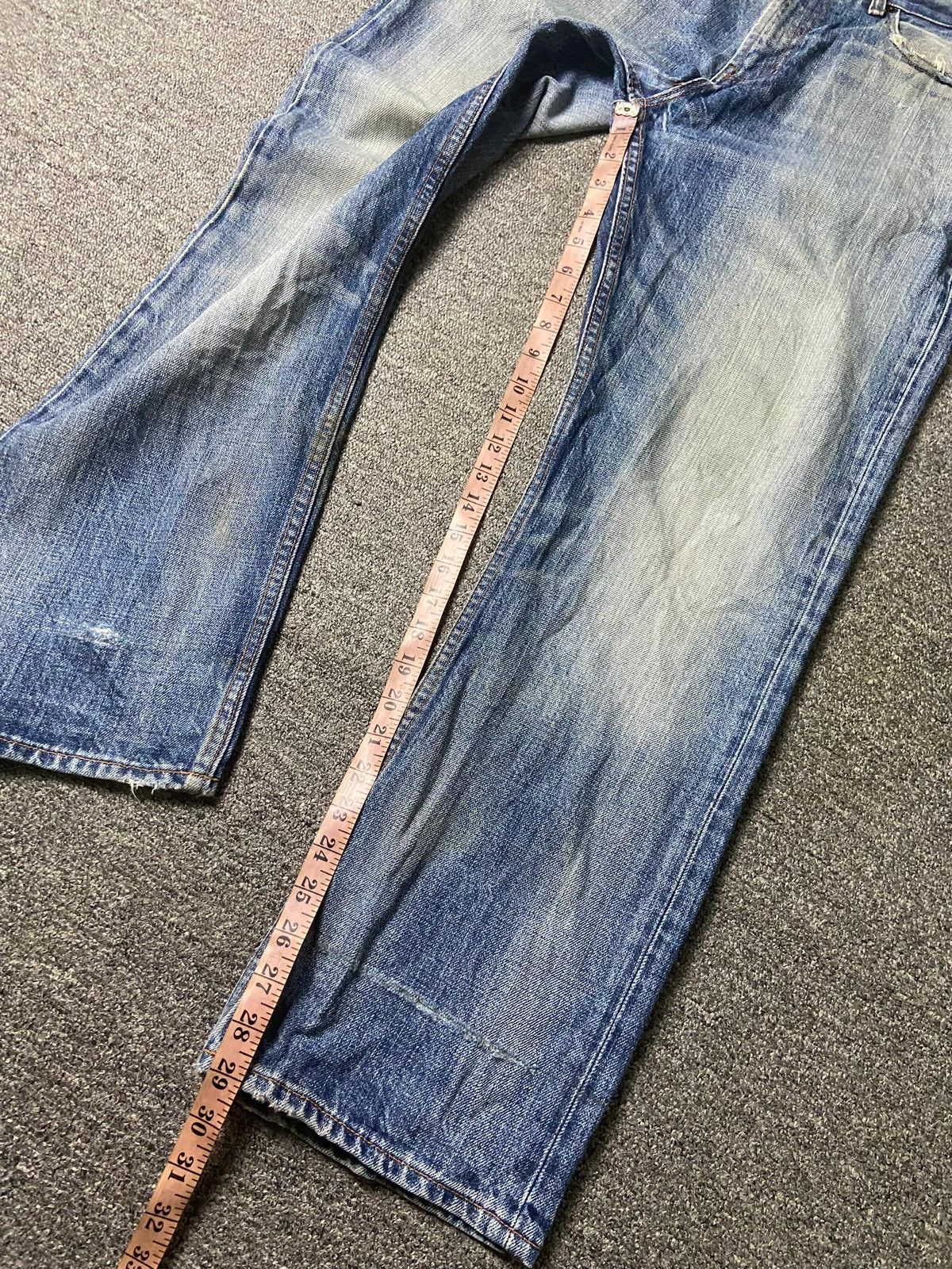 Gap × Japanese Brand × Vintage Vintage GAP Easy Fit Distressed Denim Jeans (132) Size US 32 / EU 48 - 8 Thumbnail
