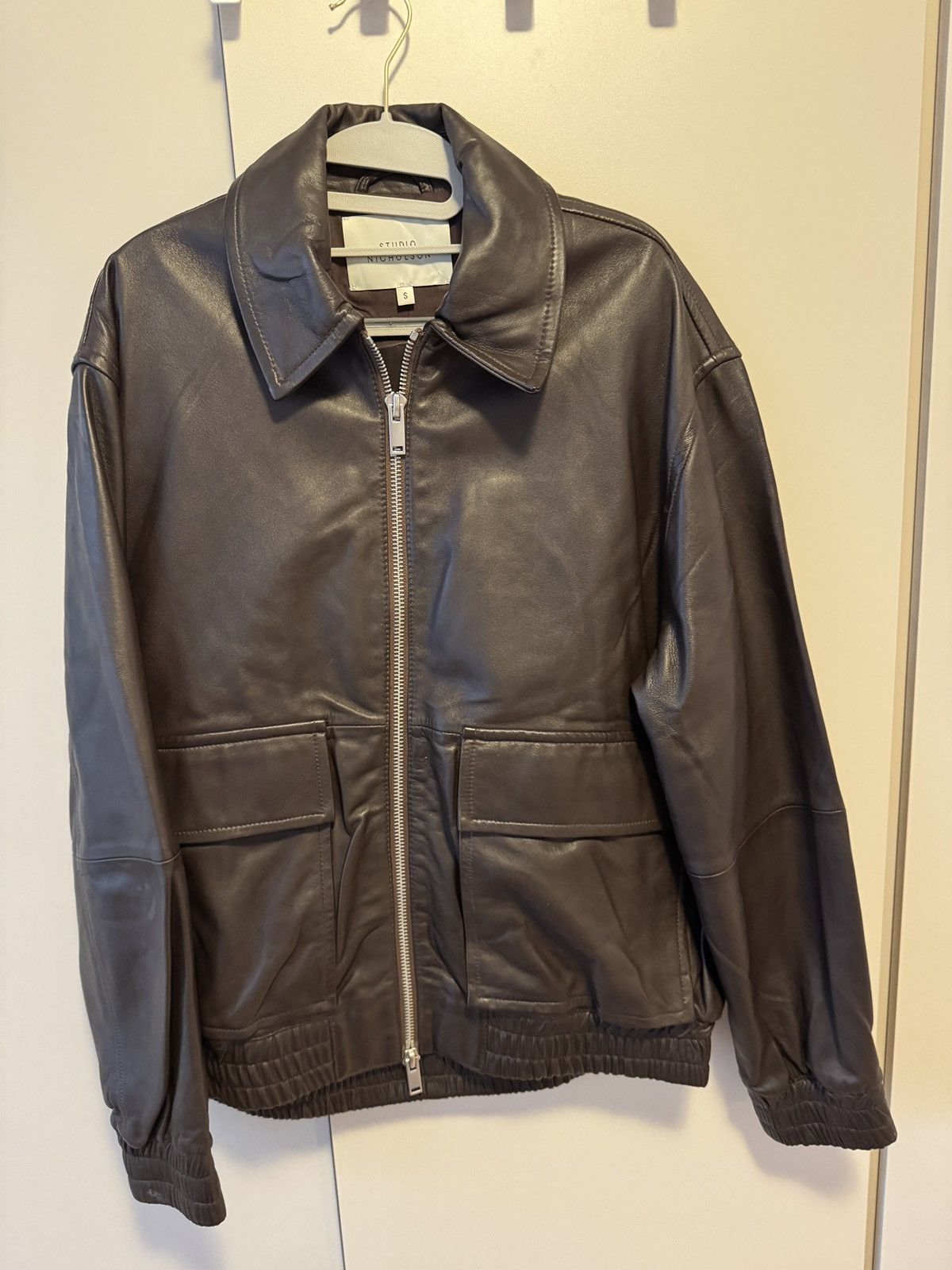 Studio Nicholson Studio Nicholson Piston Leather Jacket Small 