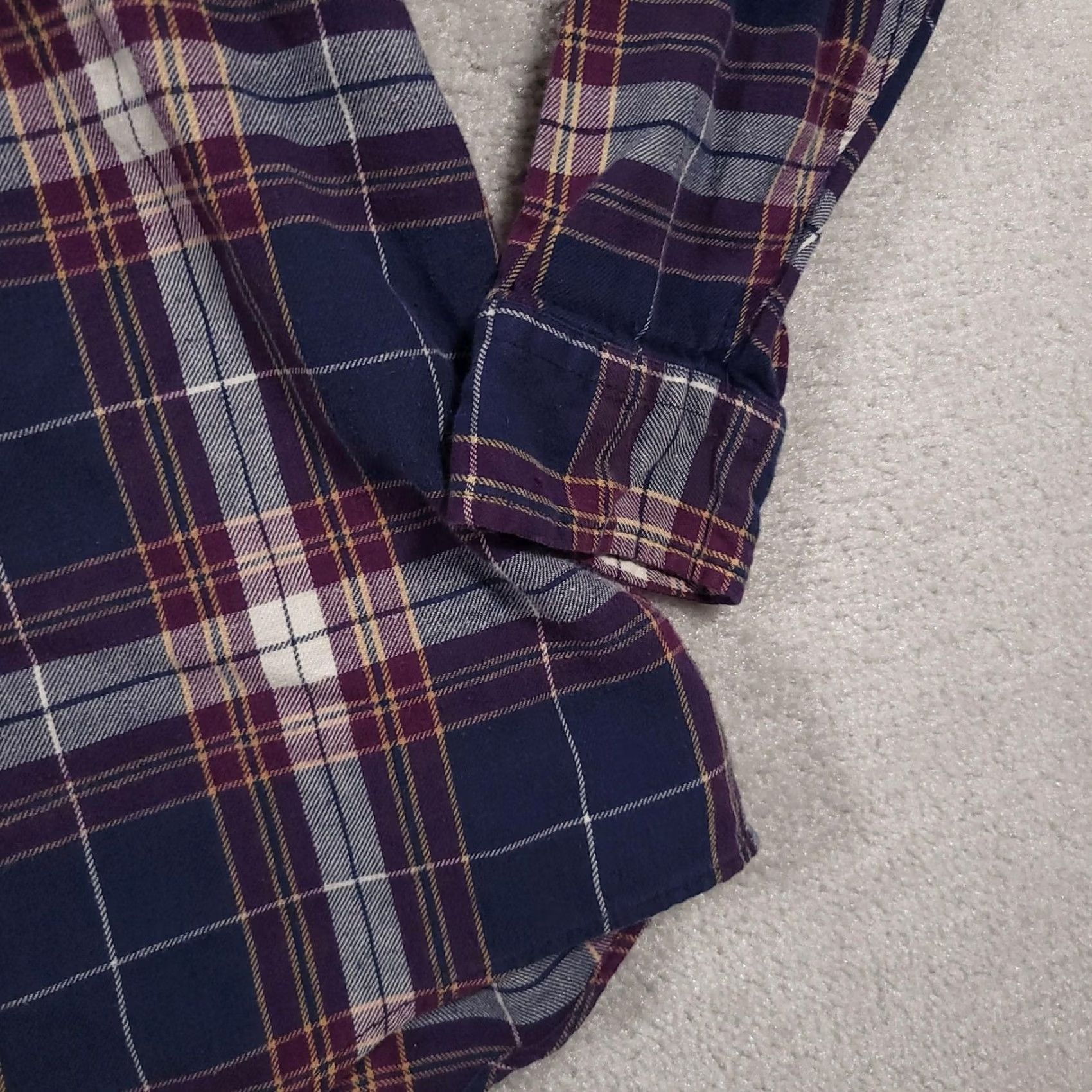 Vintage VINTAGE Arrow Shirt Mens 2XL Plaid Button Down Long Sleeve Flannel Pocket Casual Size US XXL / EU 58 / 5 - 5 Thumbnail
