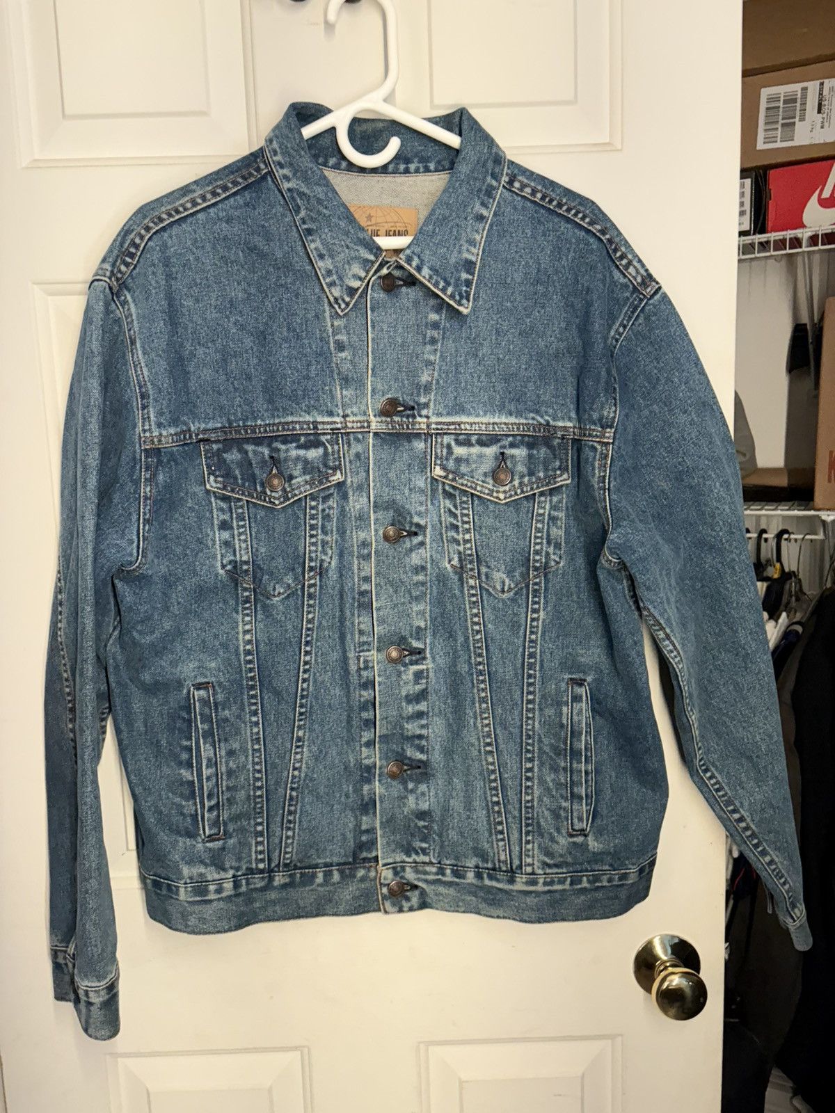 Gap Vintage Denim ‘Gap Blue Jeans’ Jacket Size L / US 10 / IT 46 - 1 Thumbnail