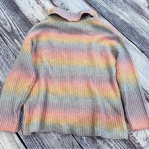Other Adyson Parker Unicorn Rainbow Knit Cowl Neck Sweater​​​​ Size L / US 10 / IT 46 - 4 Thumbnail