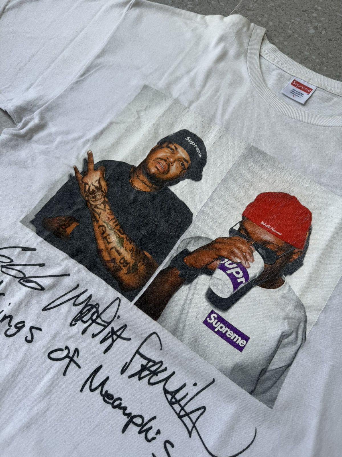 Supreme threeSix Mafia スリーシックスマフィア Supreme Three 6 Mafia Photo Tee Black F/W 12 | eBay