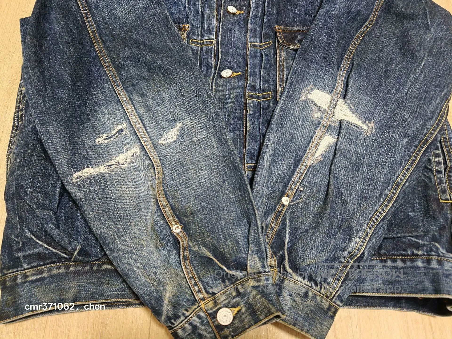 Visvim VISVIM 21SS 101XX JKT DRY DMGD-1006. Size US L / EU 52-54 / 3 - 6 Thumbnail