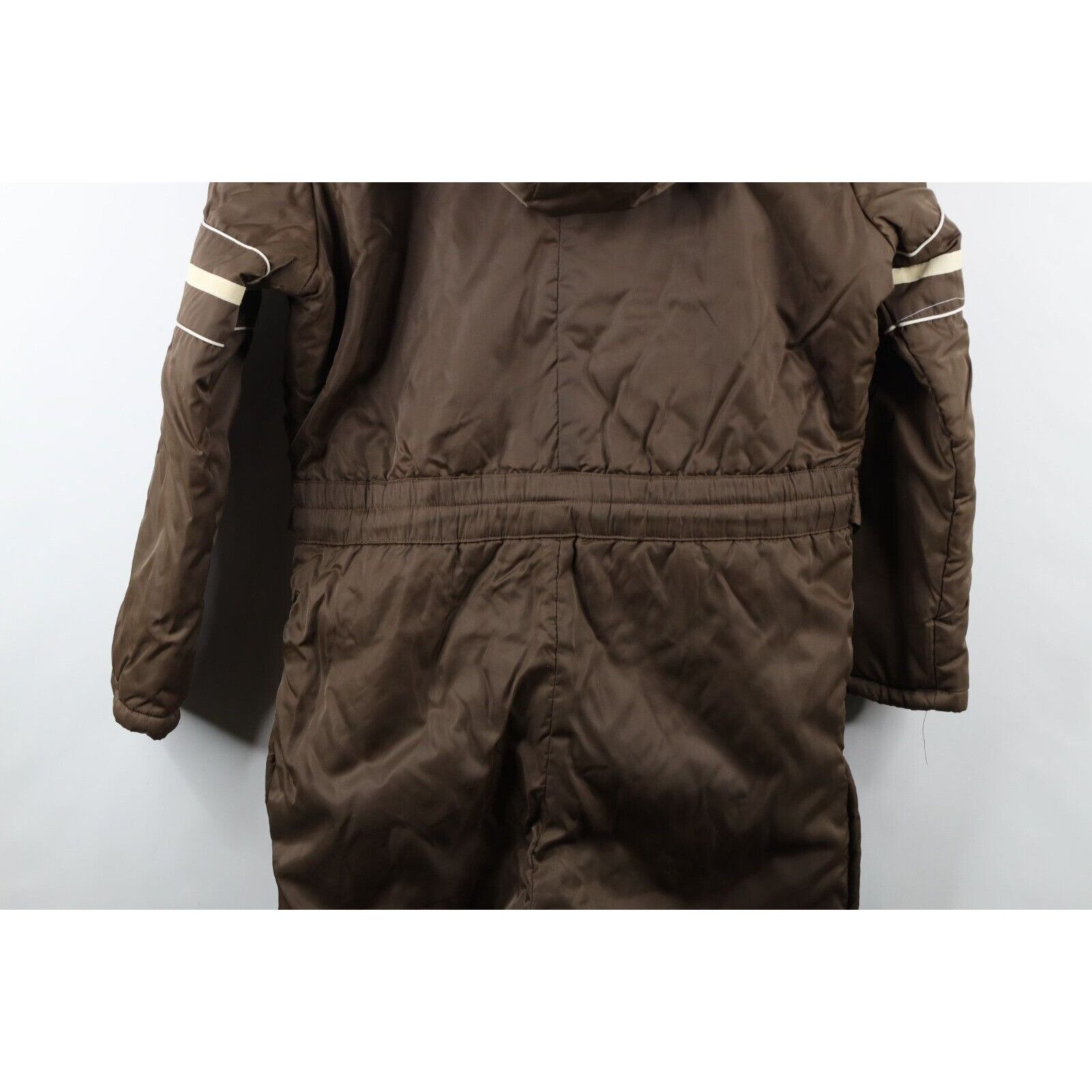 Vintage Vintage 70s Streetwear Quilted Hooded Snowmobile Snow Suit Size US L / EU 52-54 / 3 - 17 Thumbnail