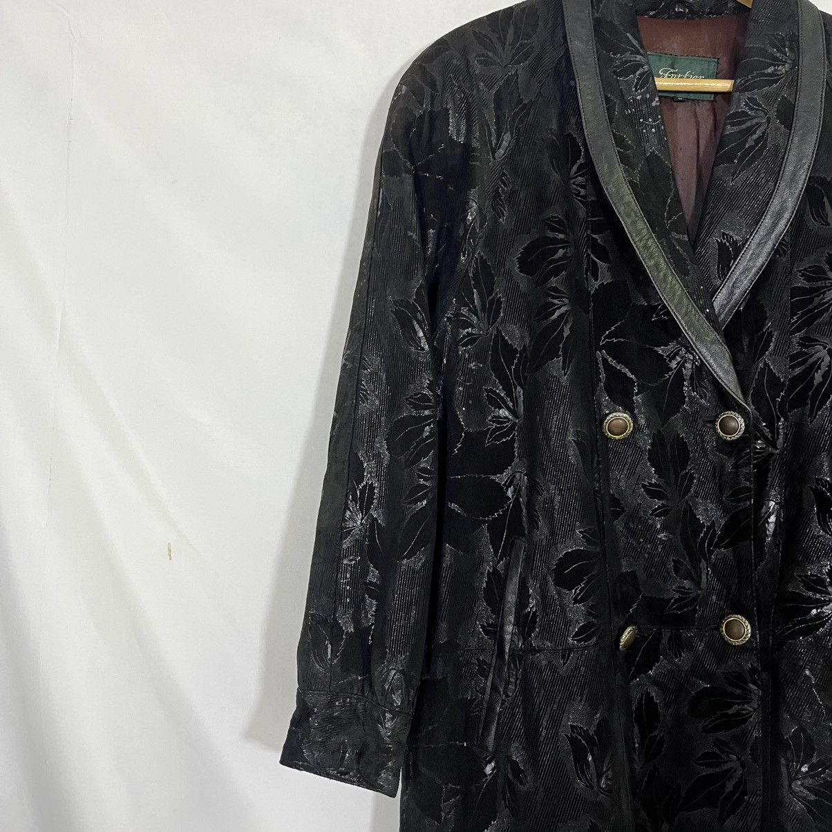 If Six Was Nine VINTAGE FURLIER SUEDE LEATHER DOUBLE BREASTED COAT Size US L / EU 52-54 / 3 - 2 Thumbnail