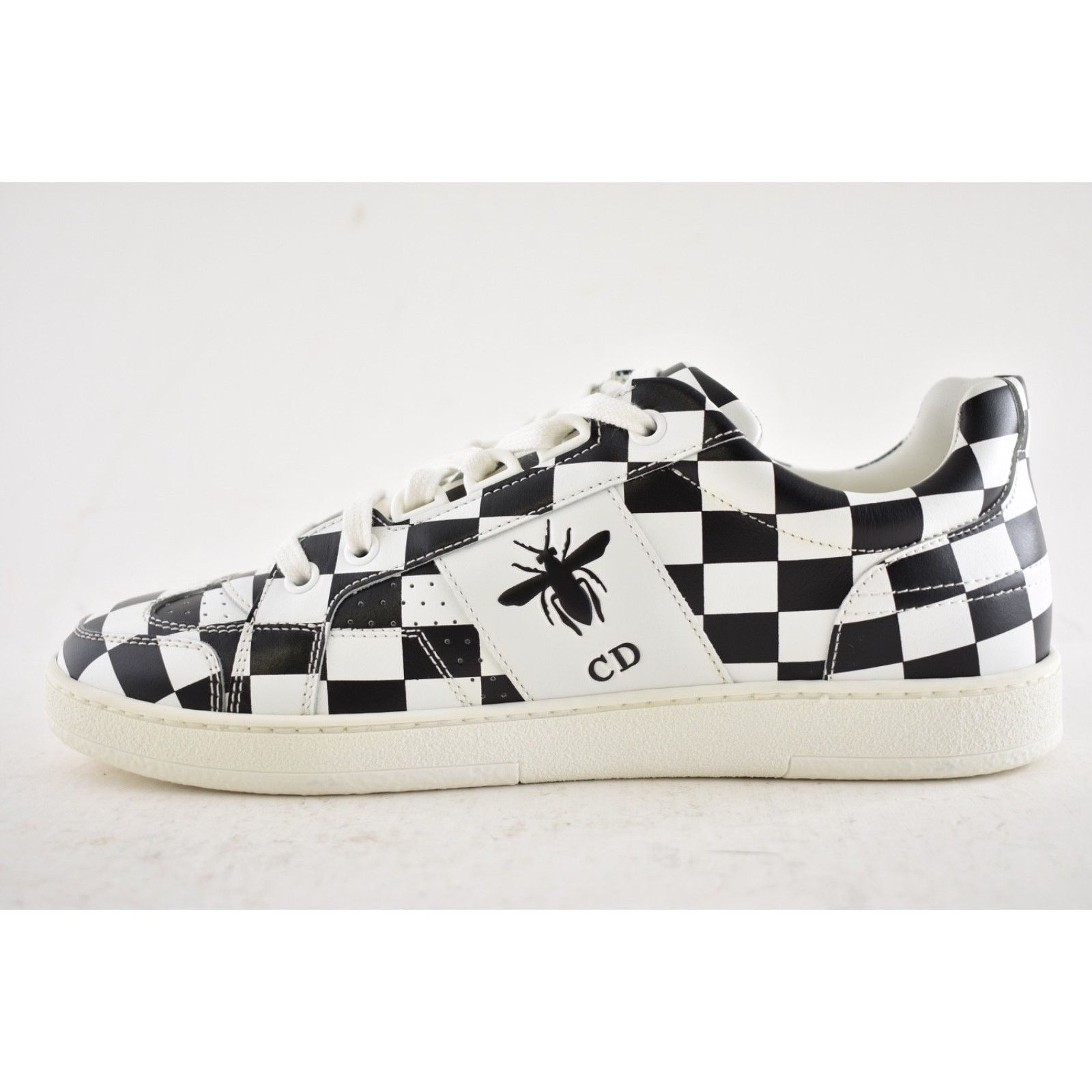 Dior Dior Check Checkered Lace Up Flat Low Top Trainer Sneaker 36 Size US 6 / IT 36 - 10 Thumbnail