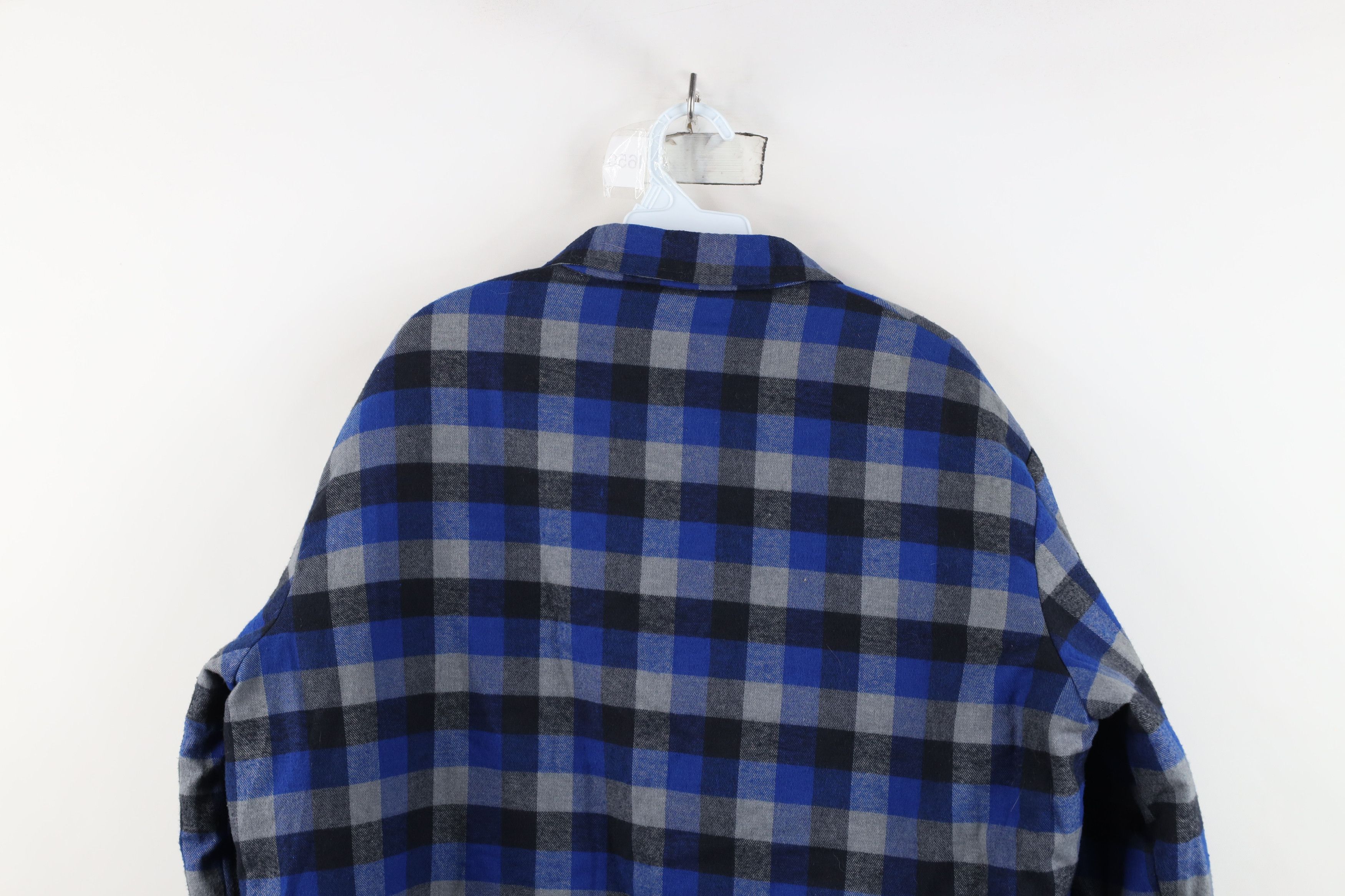 Vintage Vintage 90s Streetwear Flannel Button Shirt Jacket Jac Shirt Size US XL / EU 56 / 4 - 10 Thumbnail