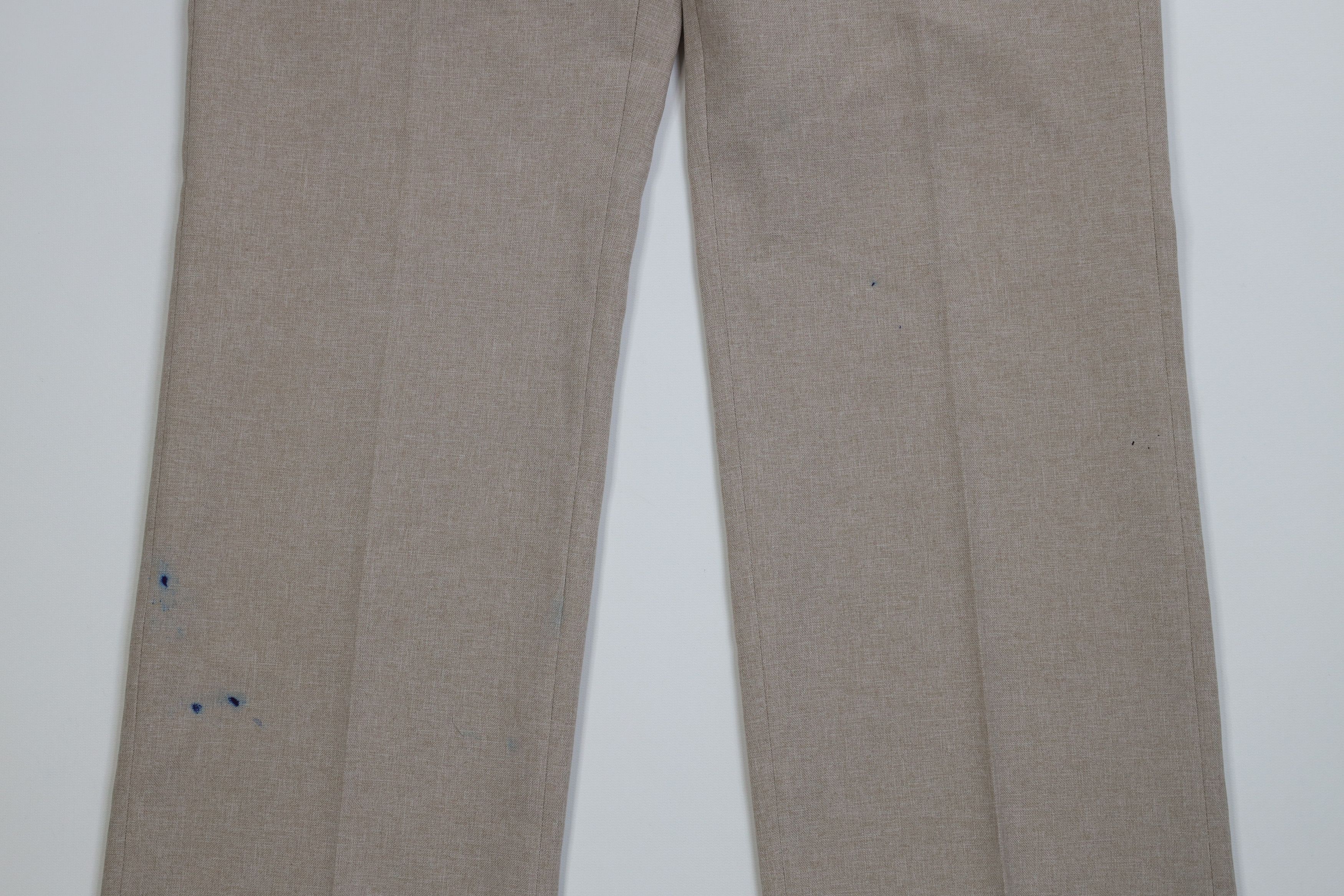 Vintage Vintage 70s Streetwear Knit Flared Wide Leg Chino Pants USA Size US 32 / EU 48 - 3 Thumbnail