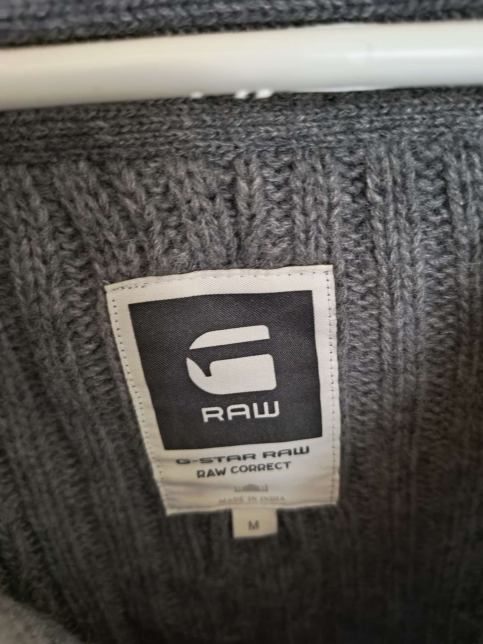 G-Star Gray wool men's sweater by G-Star Raw, size M Size US M / EU 48-50 / 2 - 3 Thumbnail