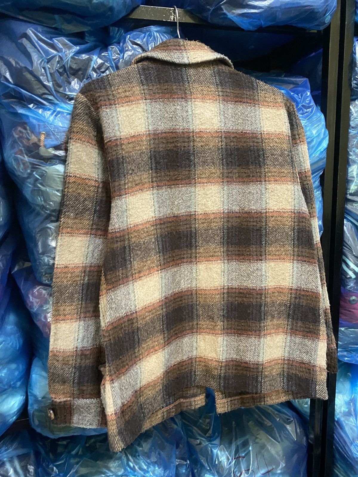 Japanese Brand Vintage Honnete France Wool Blend Plaid Jacket Size US S / EU 44-46 / 1 - 10 Thumbnail