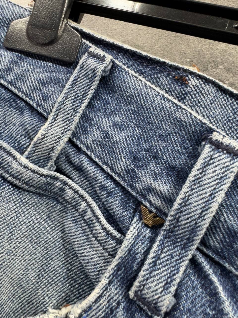 Giorgio Armani Vintage 90s Italy Giorgio Armani Distressed Baggy Jeans Size US 36 / EU 52 - 4 Thumbnail