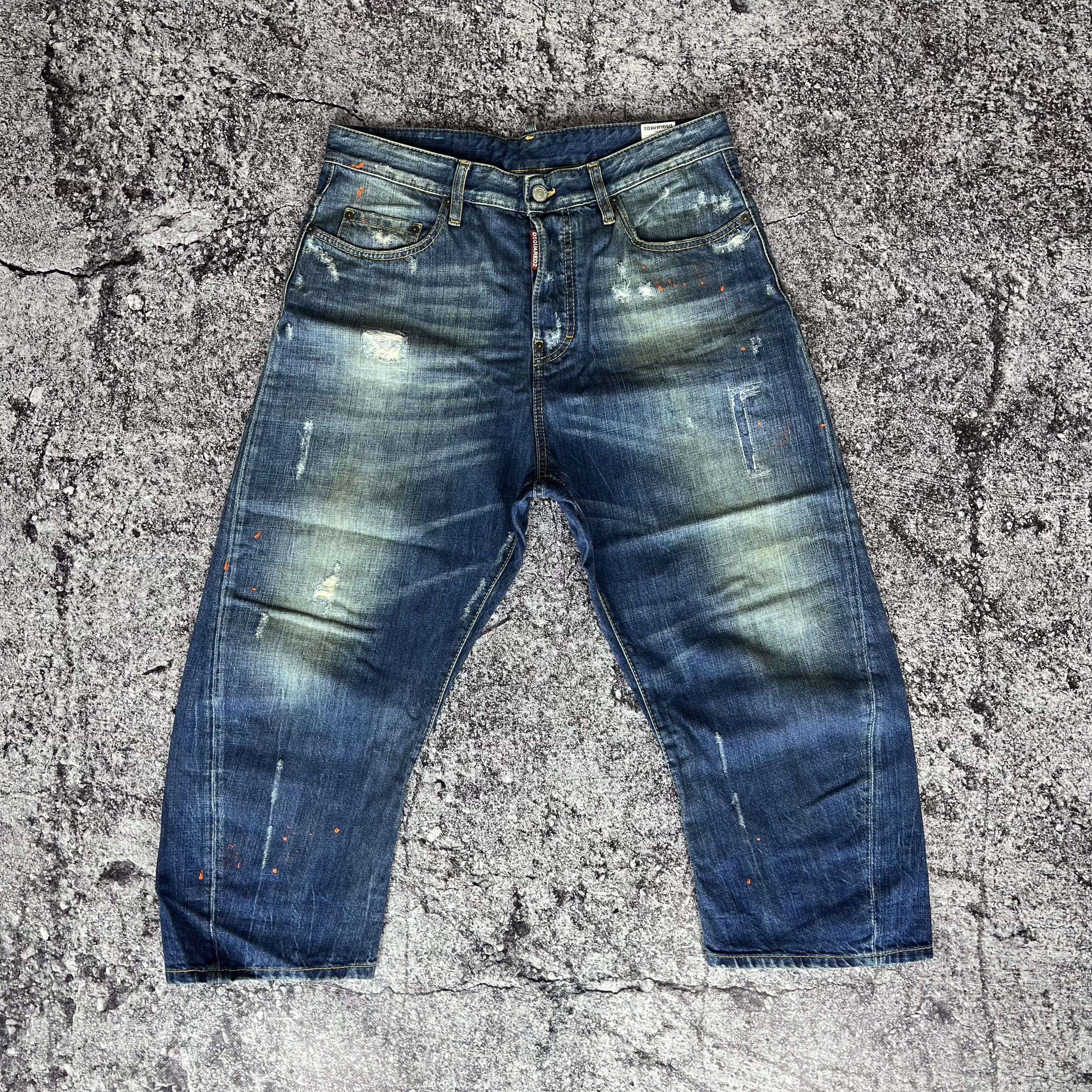 Dsquared2 Shorts Denim Jeans Made in Italy Size 40