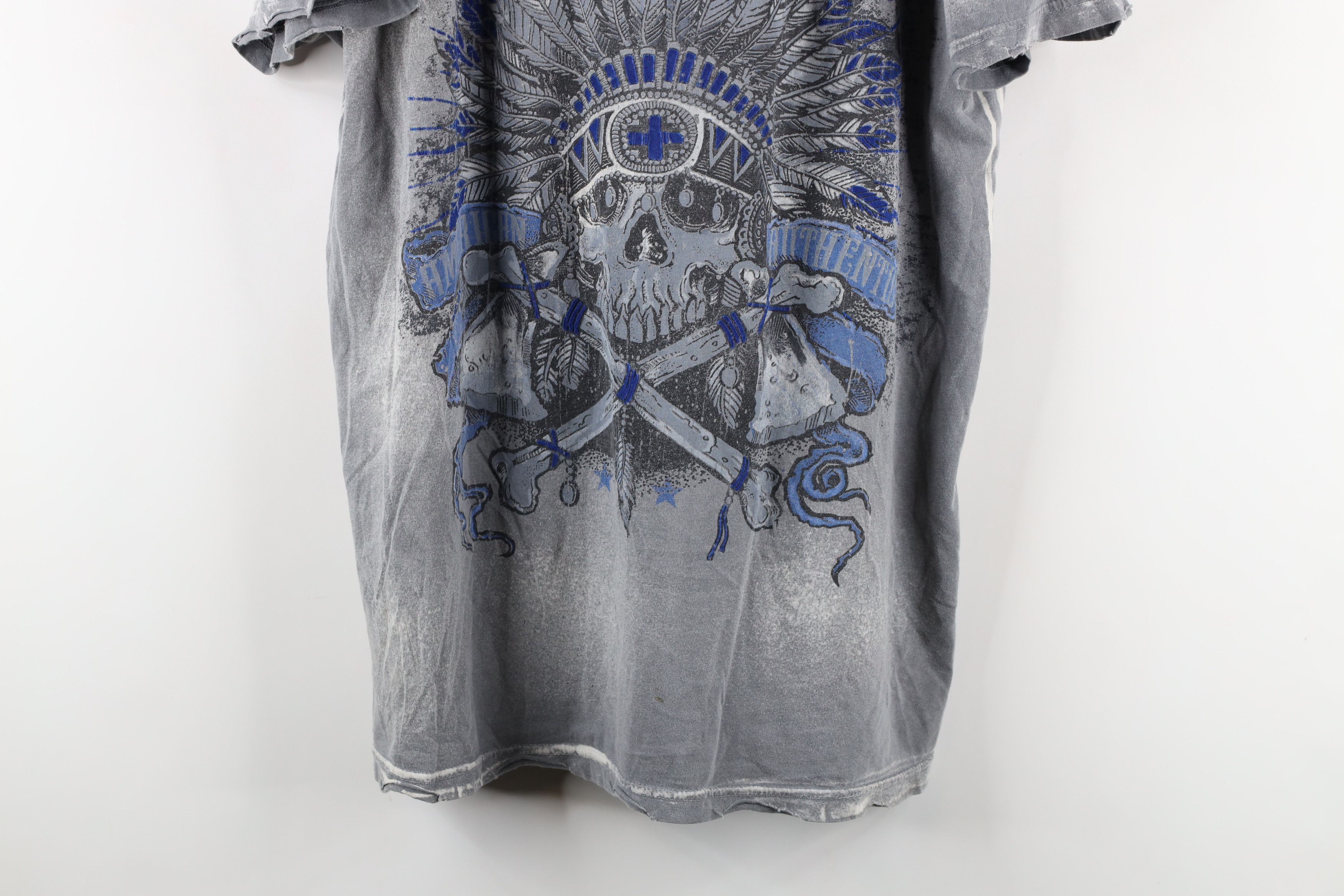 Affliction × Vintage Vintage Affliction Cross Bones UFC MMA Fighting T-Shirt USA Size US XXL / EU 58 / 5 - 3 Thumbnail