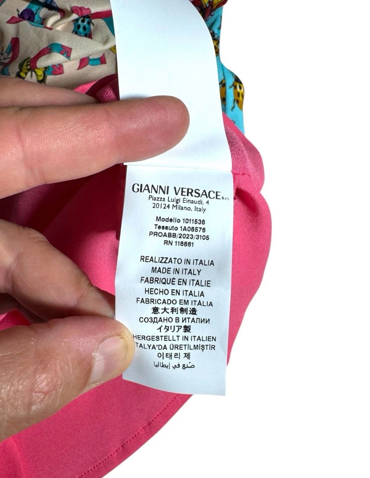 Versace Versace ruched polka-dot pencil skirt with baroque print Size 25" / US 0 / IT 36 - 8 Thumbnail