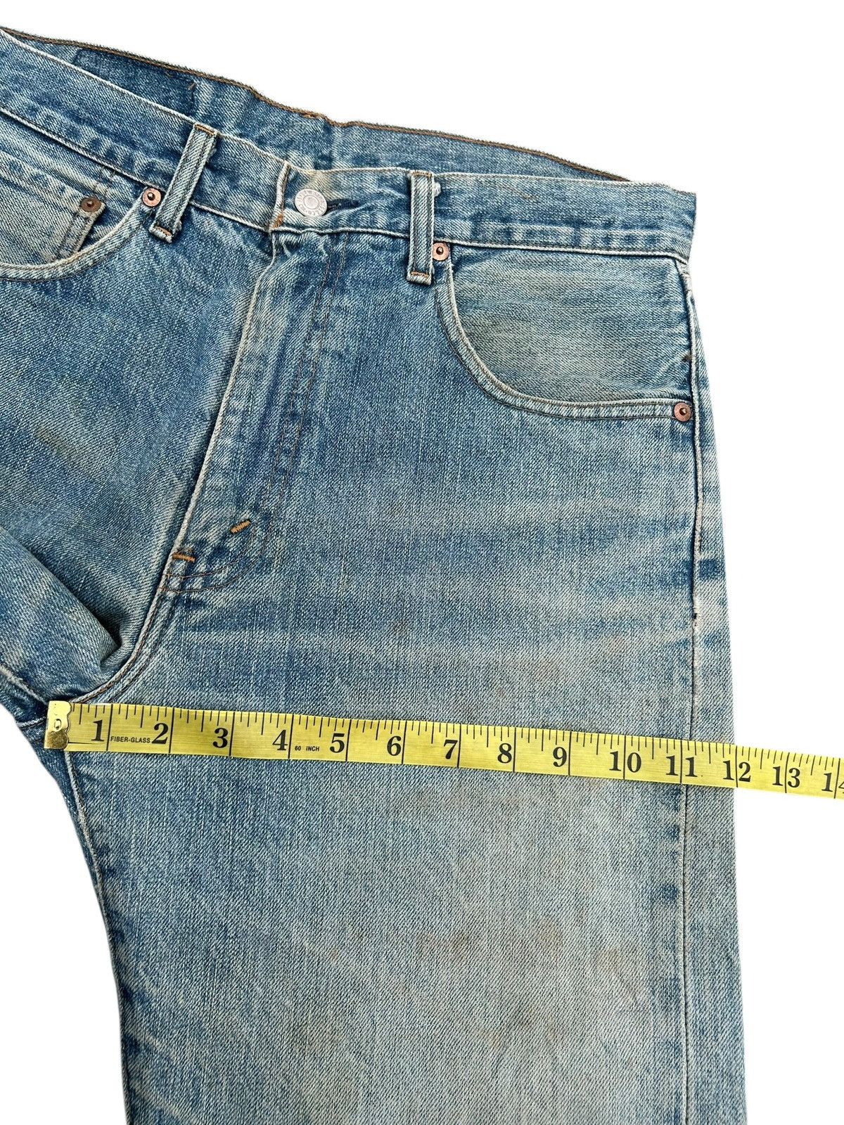 Kapital Thrashed Vintage Levis big E Selvedge Denim Jeans Size US 32 / EU 48 - 22 Thumbnail