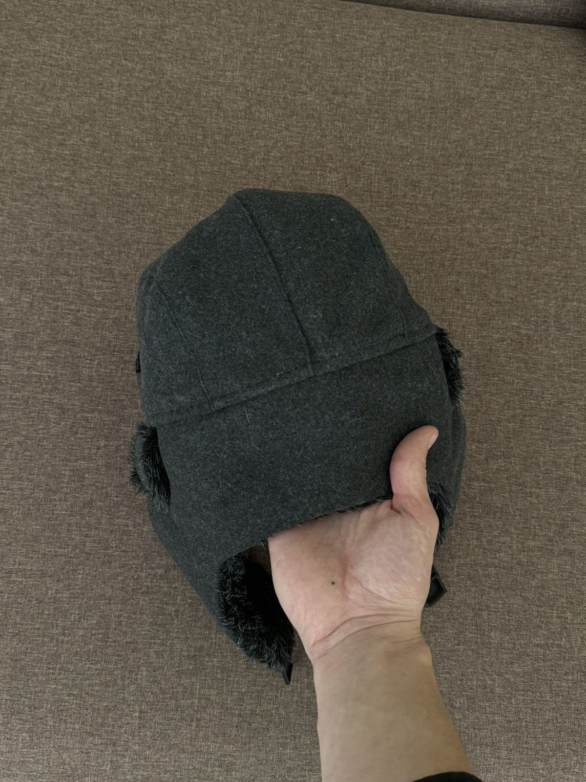 Japanese Brand × Vintage Vintage Y2K fuzzy fur ushanka hat punk Japanese Size ONE SIZE - 6 Thumbnail