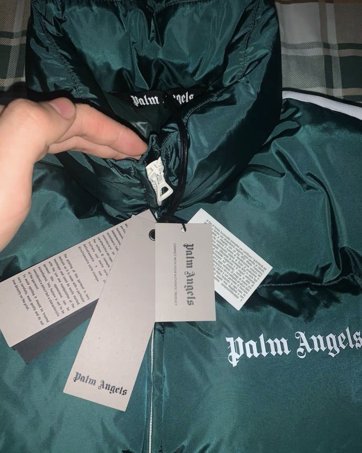 Palm Angels Brand new with tags, PALM ANGELS FW22 down jacket Size US M / EU 48-50 / 2 - 2 Thumbnail