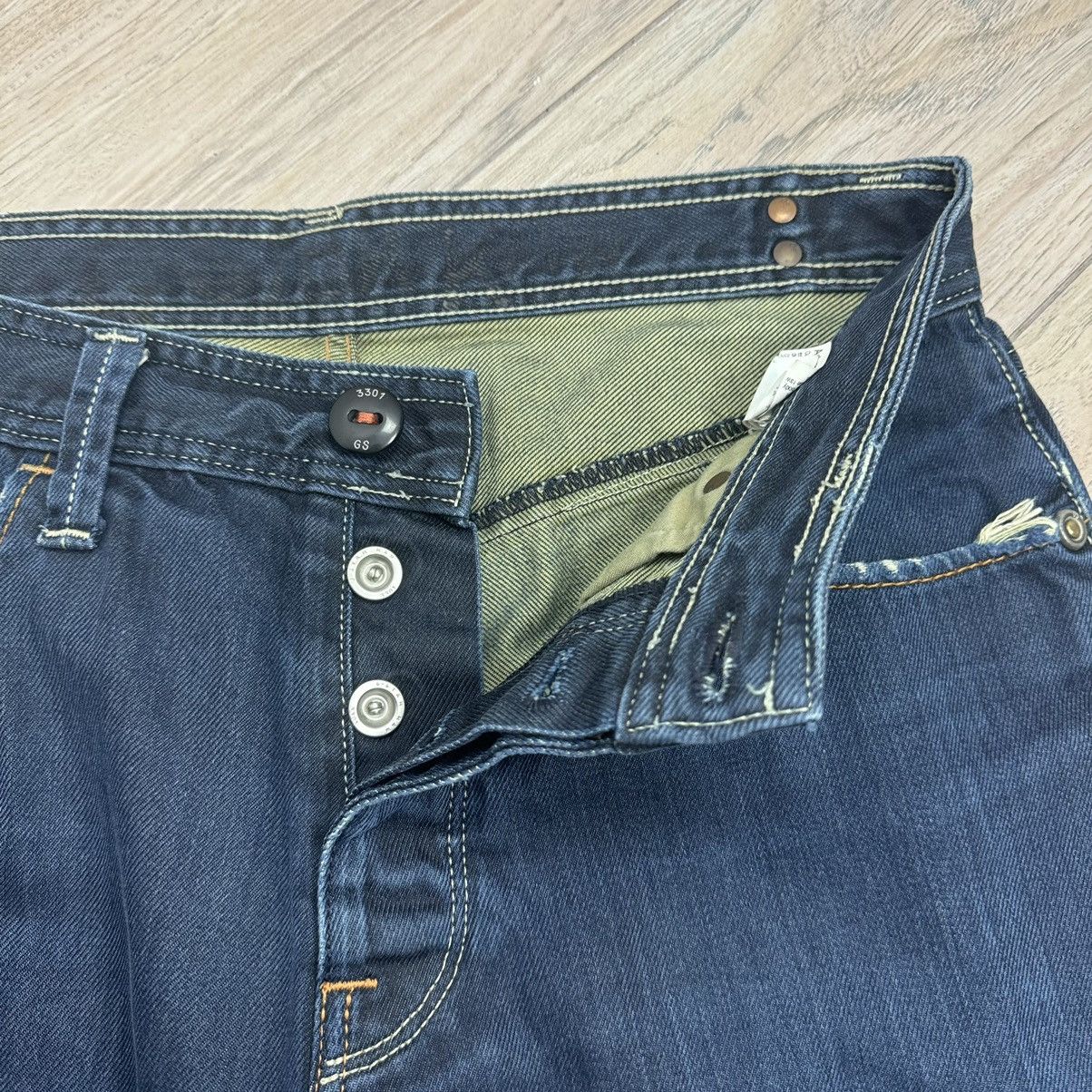 G-Star Vintage G-Star Raw 3301 Distressed Dark Y2K Baggy Denim Jean Size US 31 - 12 Thumbnail