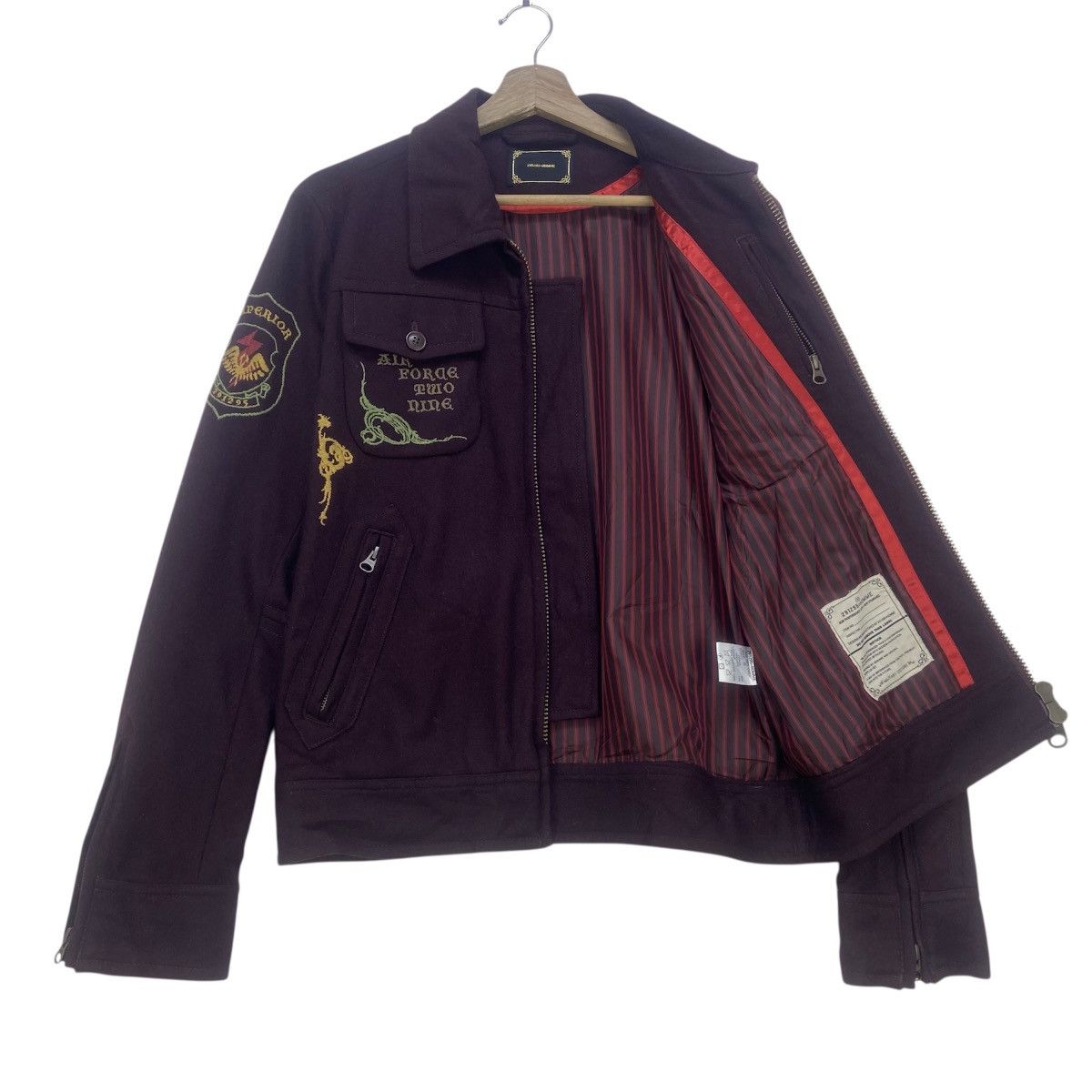 Japanese Brand Vtg 291295 Homme Private Troop Military Style Wool Jacket Size US S / EU 44-46 / 1 - 4 Thumbnail