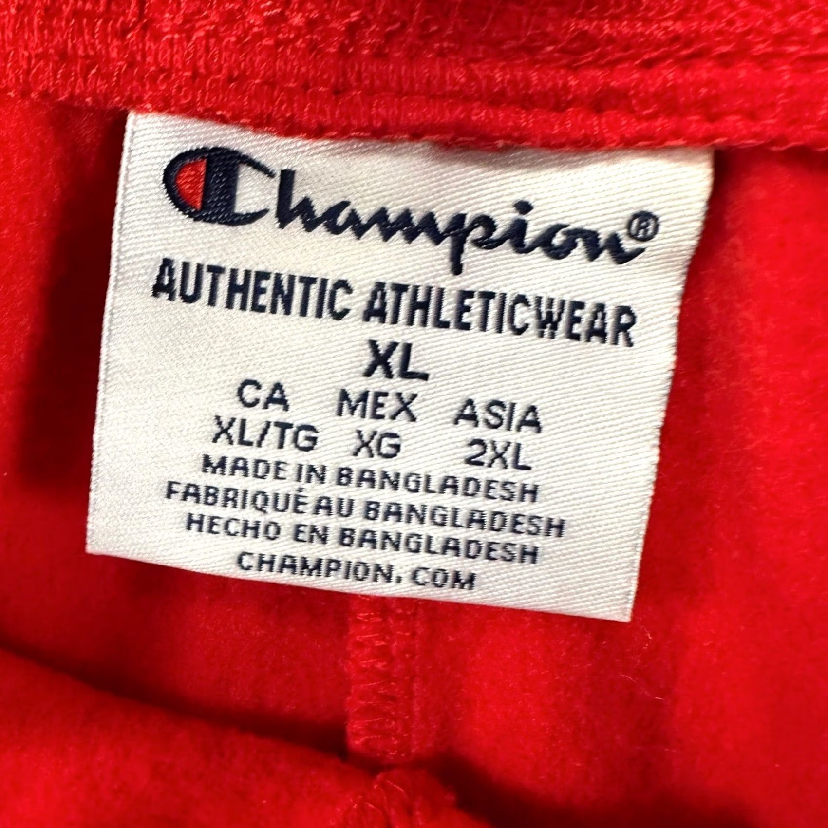 Champion VINTAGE Dayton Flyers Men Jogger Pants XL Red Pull On Drawstring Sweatpants Champion NEW Size US 36 / EU 52 - 4 Thumbnail