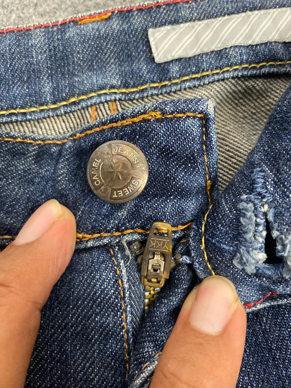 Japanese Brand vintage sweet camel bootcut flare denim Size 34" / US 12 / IT 48 - 8 Thumbnail