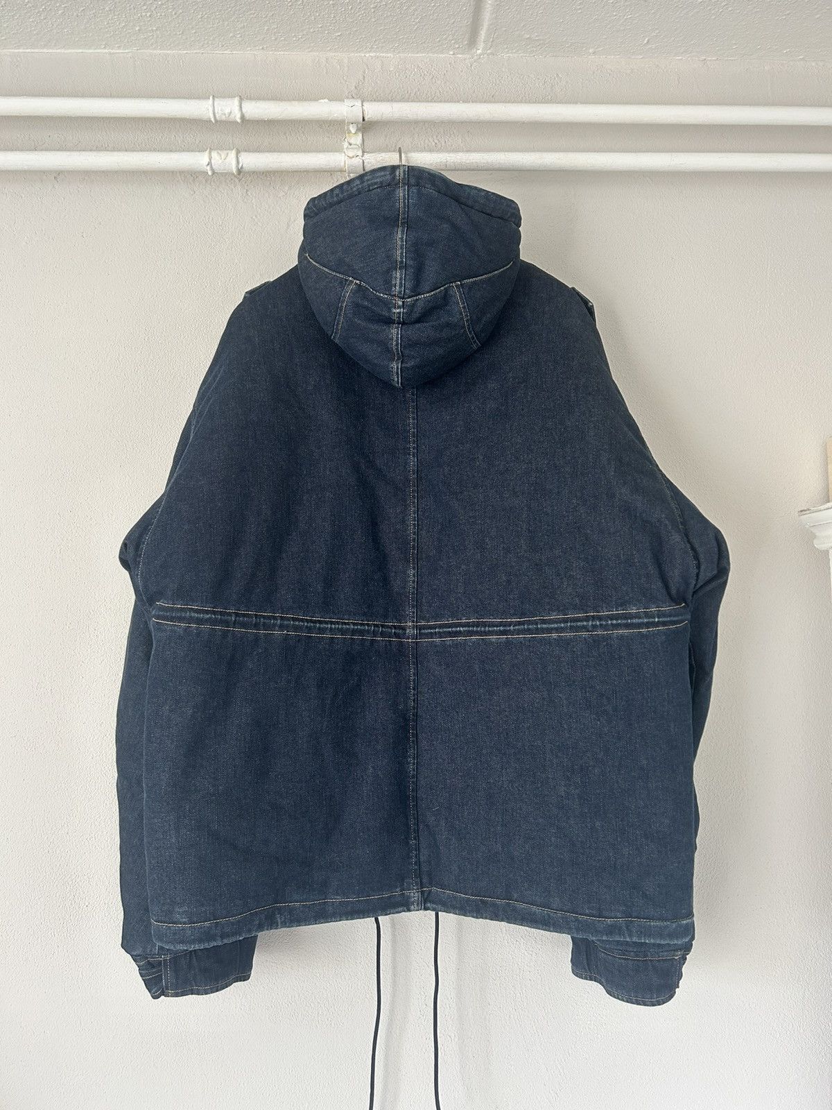 Givenchy Oversized Indigo Denim Puffer Jacket Size US S / EU 44-46 / 1 - 9 Thumbnail