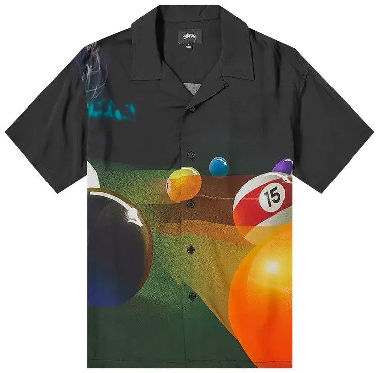 Stussy Pool Hall Rayon Shirt Size US S / EU 44-46 / 1 - 1 Thumbnail