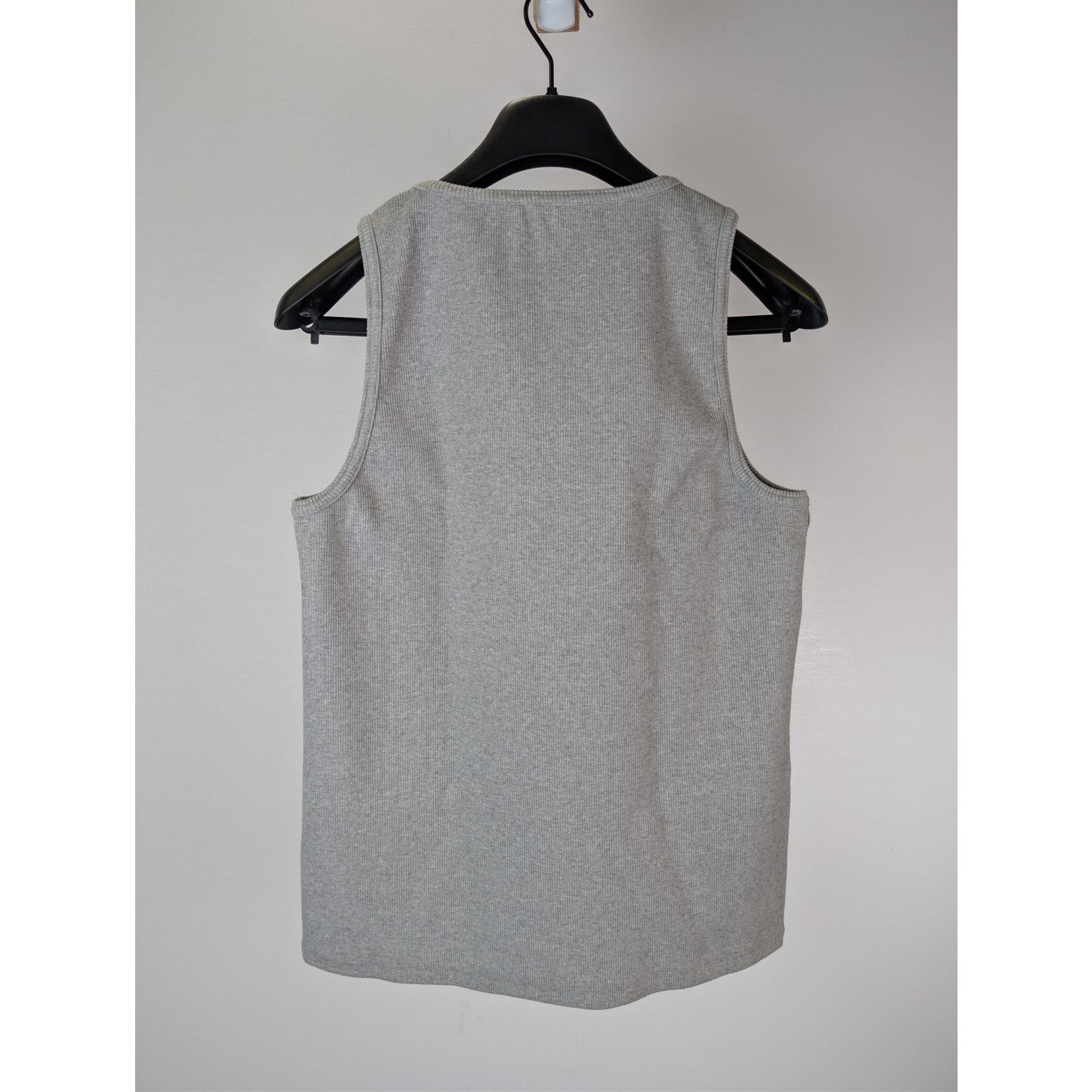 Bottega Veneta o1rshd1 Cotton Dry Stretch Cotton Tank Top in Light Grey Size US M / EU 48-50 / 2 - 8 Thumbnail