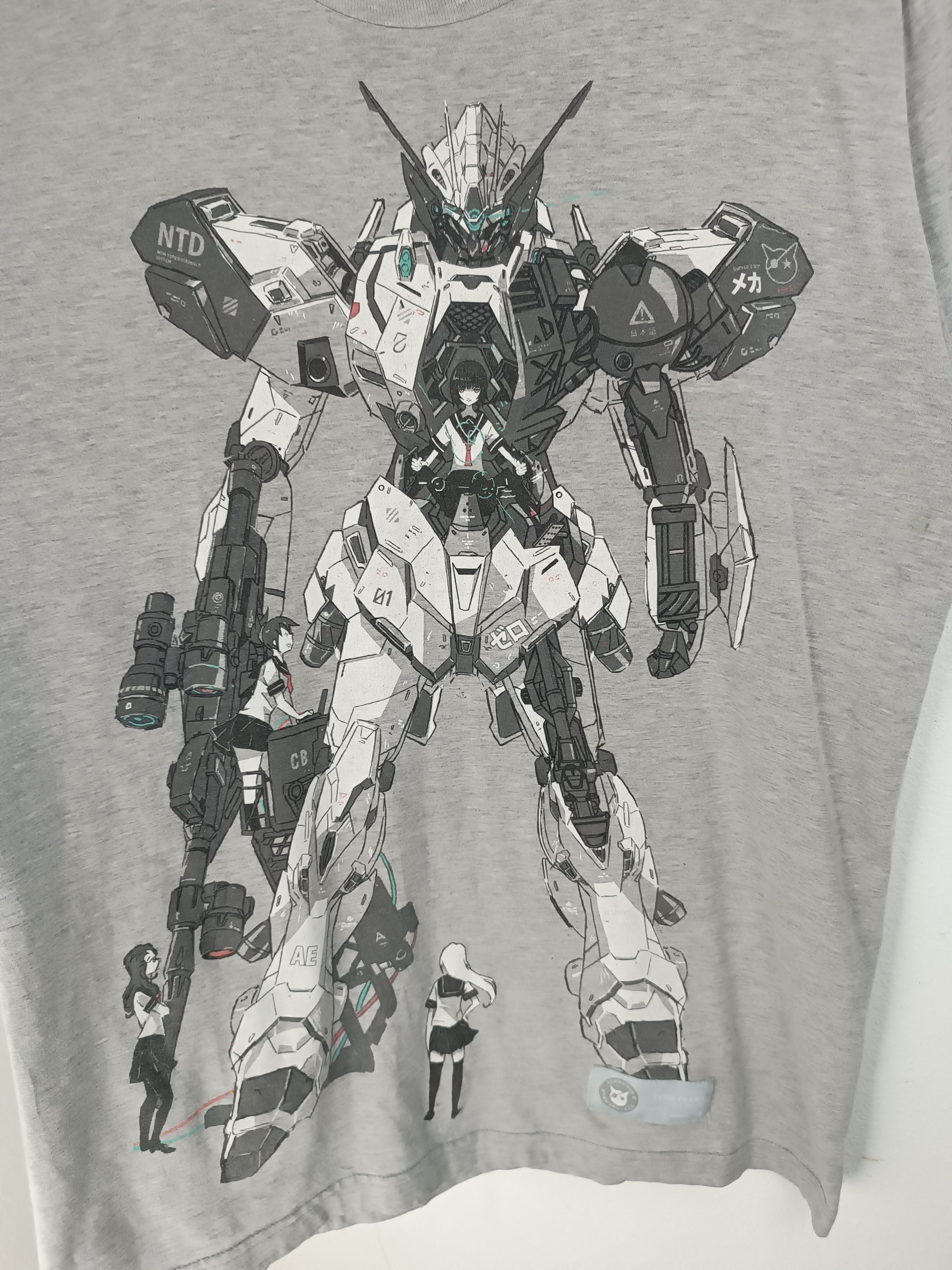 Vintage VINTAGE ZERO FRAME GUNDAM ROBOT TEE MECHA EVANGELION Size US M / EU 48-50 / 2 - 10 Thumbnail