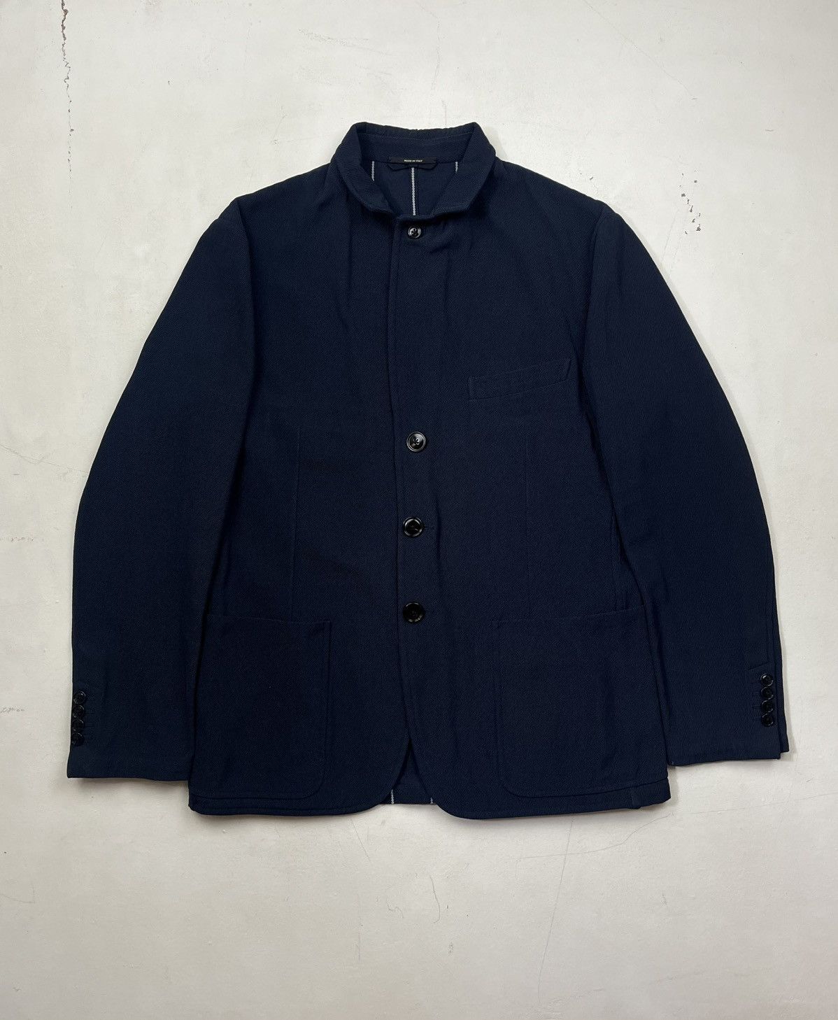 Hermes Vintage Hermès Striped Back Jacket Size XL / US 12-14 / IT 48-50 - 3 Thumbnail