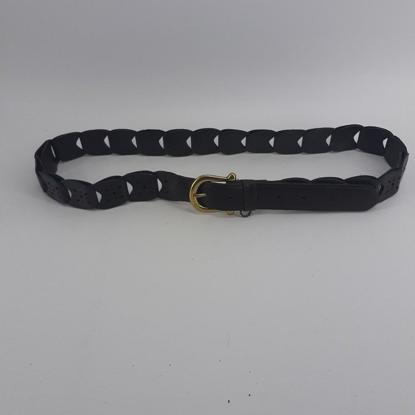 Faded Glory Faded Glory XL Dark Brown Genuine Leather Links Casual Y2K Size ONE SIZE - 1 Thumbnail