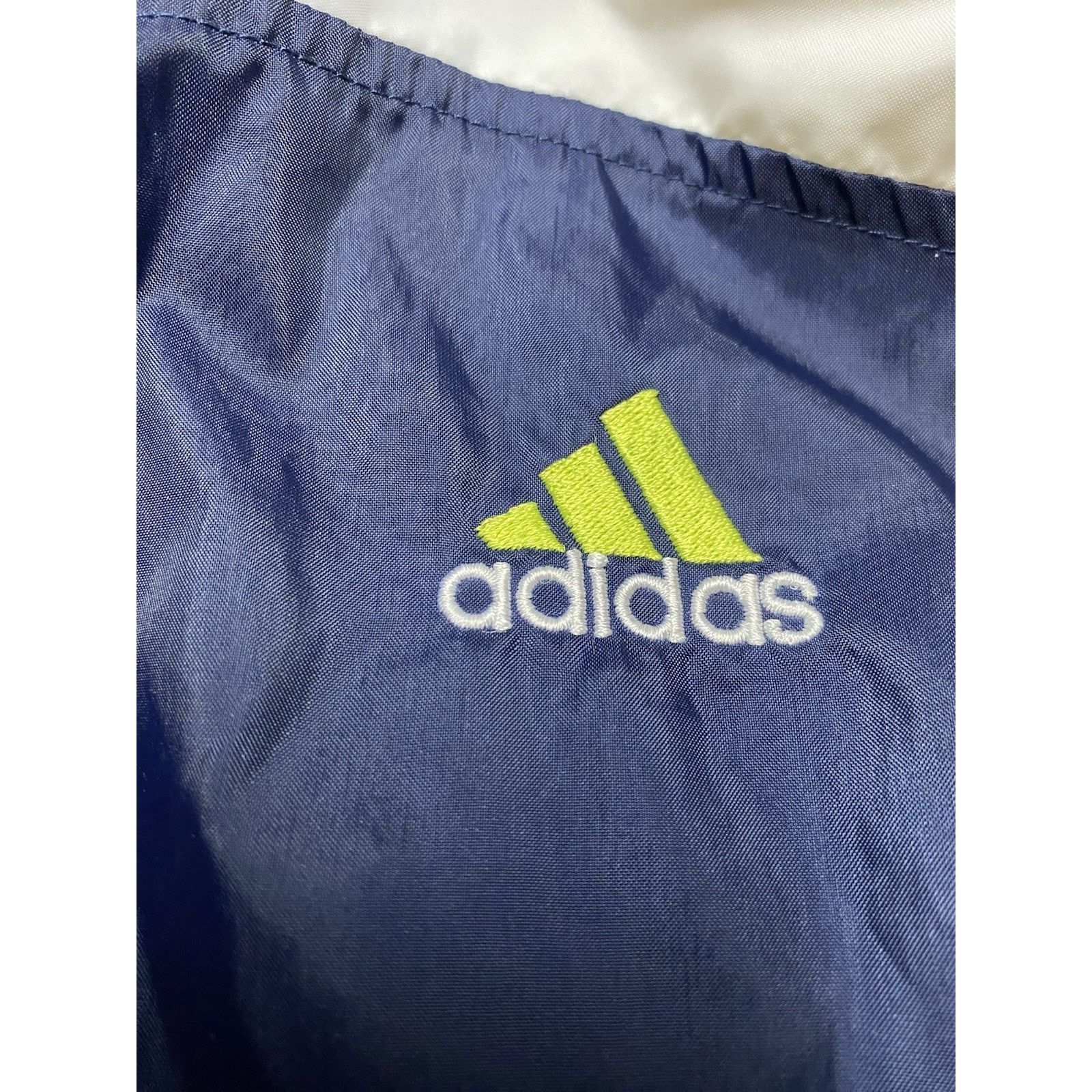 Adidas Vtg Adidas Jacket 90s Coat Retro Blue Green Mens Size XL Size US XL / EU 56 / 4 - 2 Thumbnail