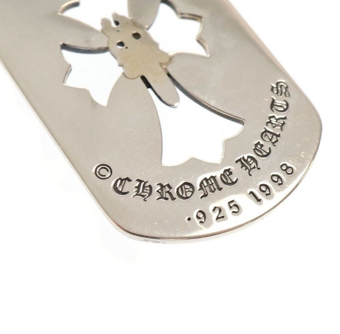 Chrome Hearts Chrome Hearts Large Cross Dagger Dog Tag Necklace Size ONE SIZE - 5 Thumbnail