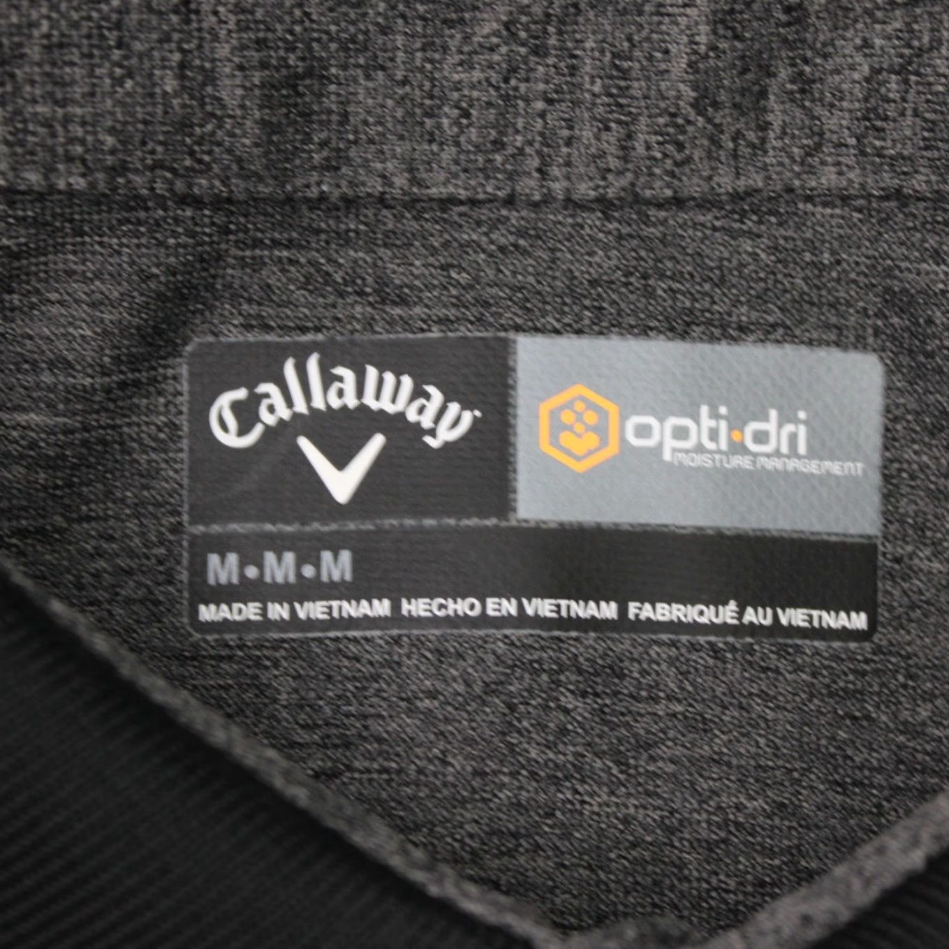 Callaway Callaway Polo Shirt Mens M Gray Opti-Dri 100% Polyester Short Sleeve Polo Shirt Golf Regular Chest 44” Logo Breathable Size US M / EU 48-50 / 2 - 6 Thumbnail