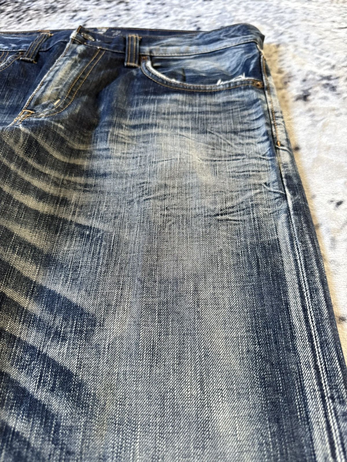 Edwin Rare Edwin 511 X-ray Shadow Wash Flared Jeans Size US 32 / EU 48 - 10 Thumbnail
