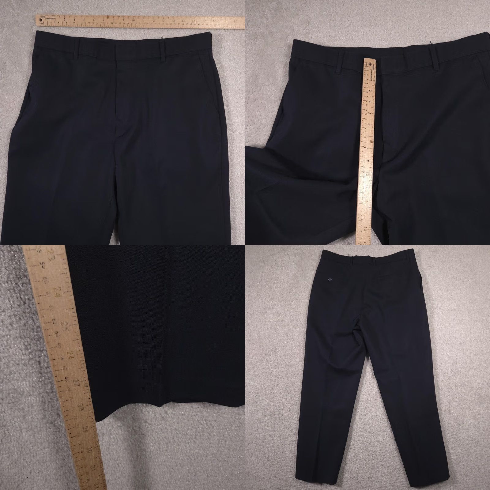 Vintage VINTAGE Levi Strauss Action Slacks Pants Mens 36x30 Navy Blue Dress Polyester Pants Mens Blue 90s Workwear Filtration Size US 36 / EU 52 - 8 Thumbnail